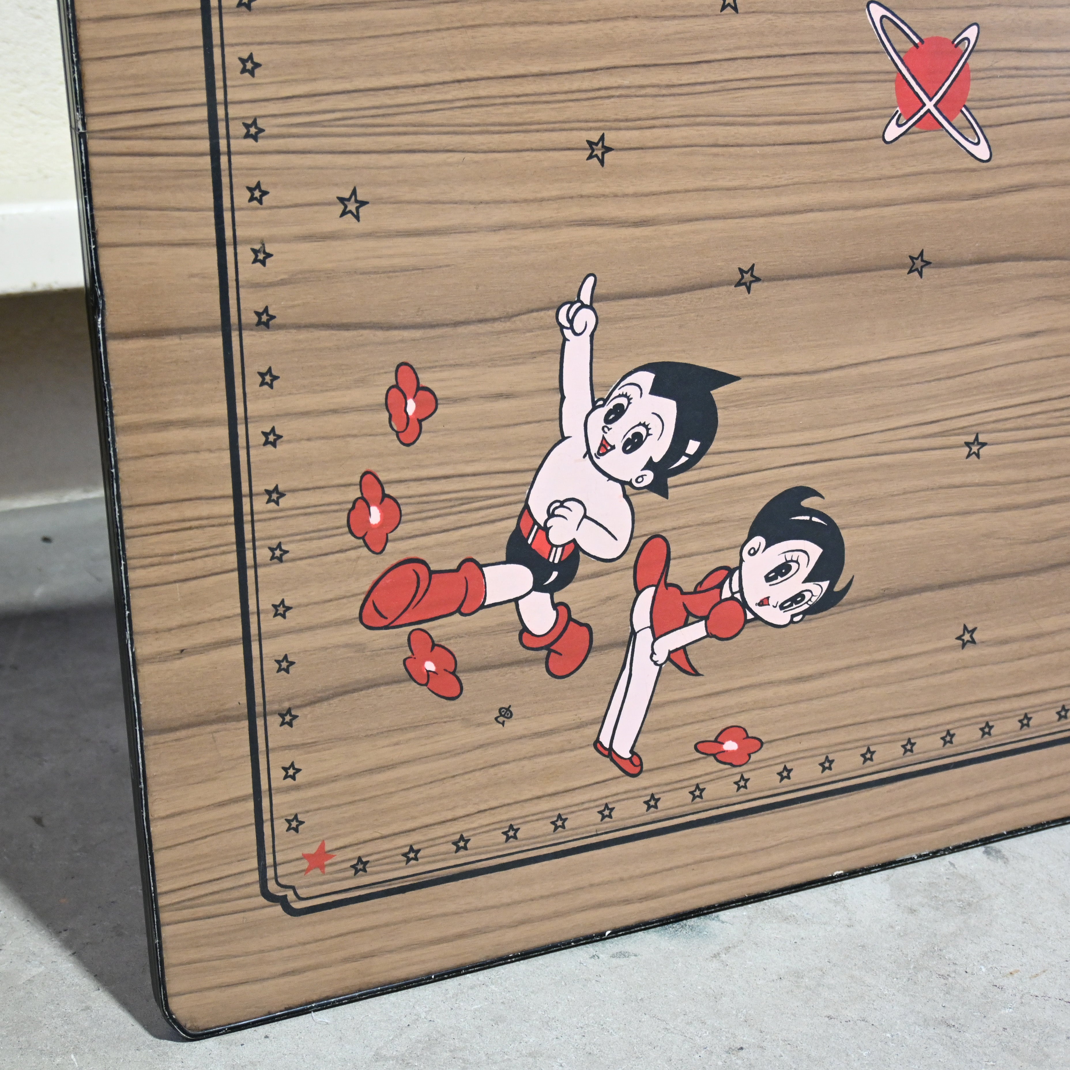 TEZUKA OSAMU Astro Boy Japanese Kotatsu Tabletop Vintage / 手塚治虫 鉄腕アトム 炬燵天板 昭和レトロ ヴィンテージ