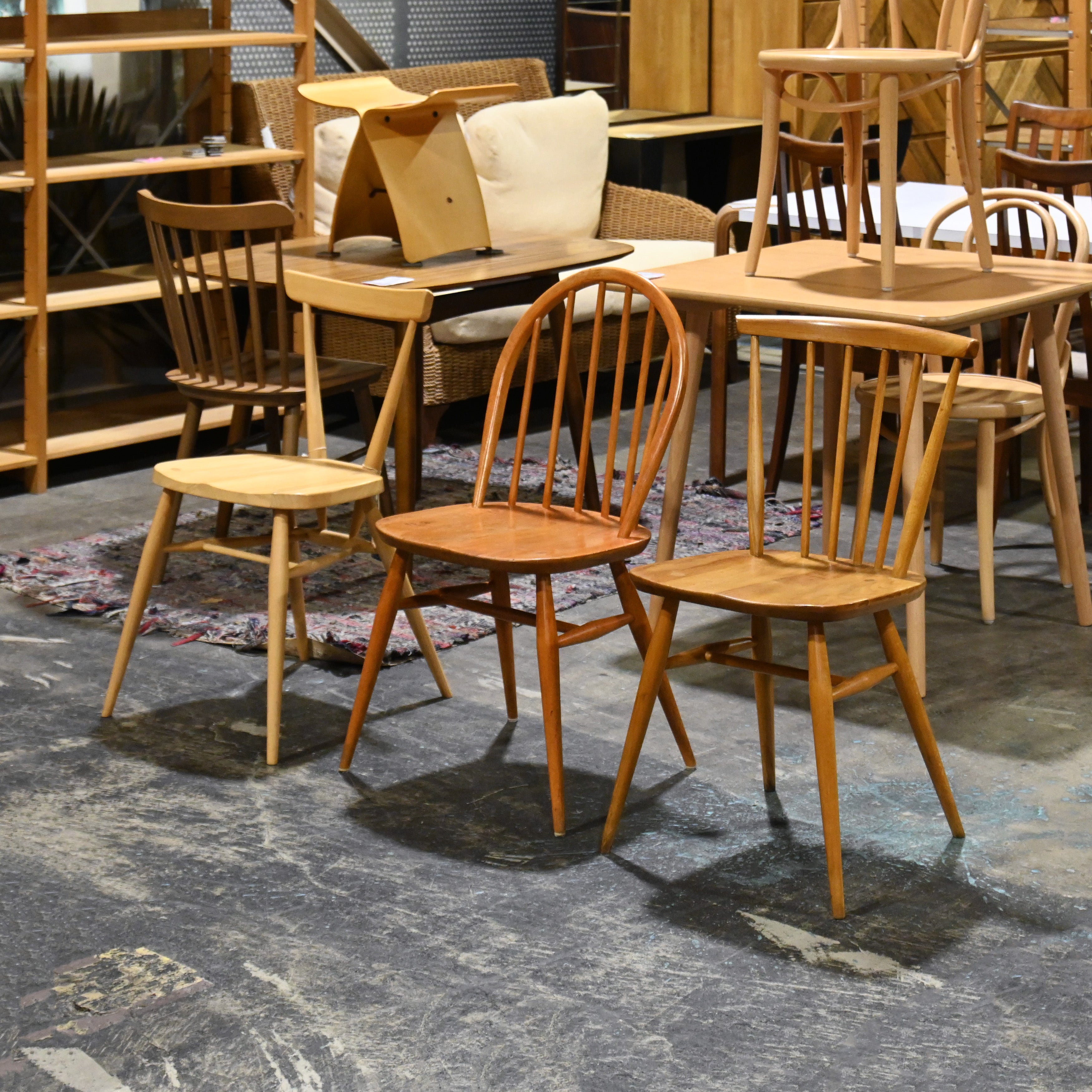 Ercol Fan back chair Windsor chair 1980~90’s Elm × Beechwood UK Furniture / アーコール ファンバックチェア ウィンザーチェア 1980~90年代 エルム材 ニレ材 英国家具