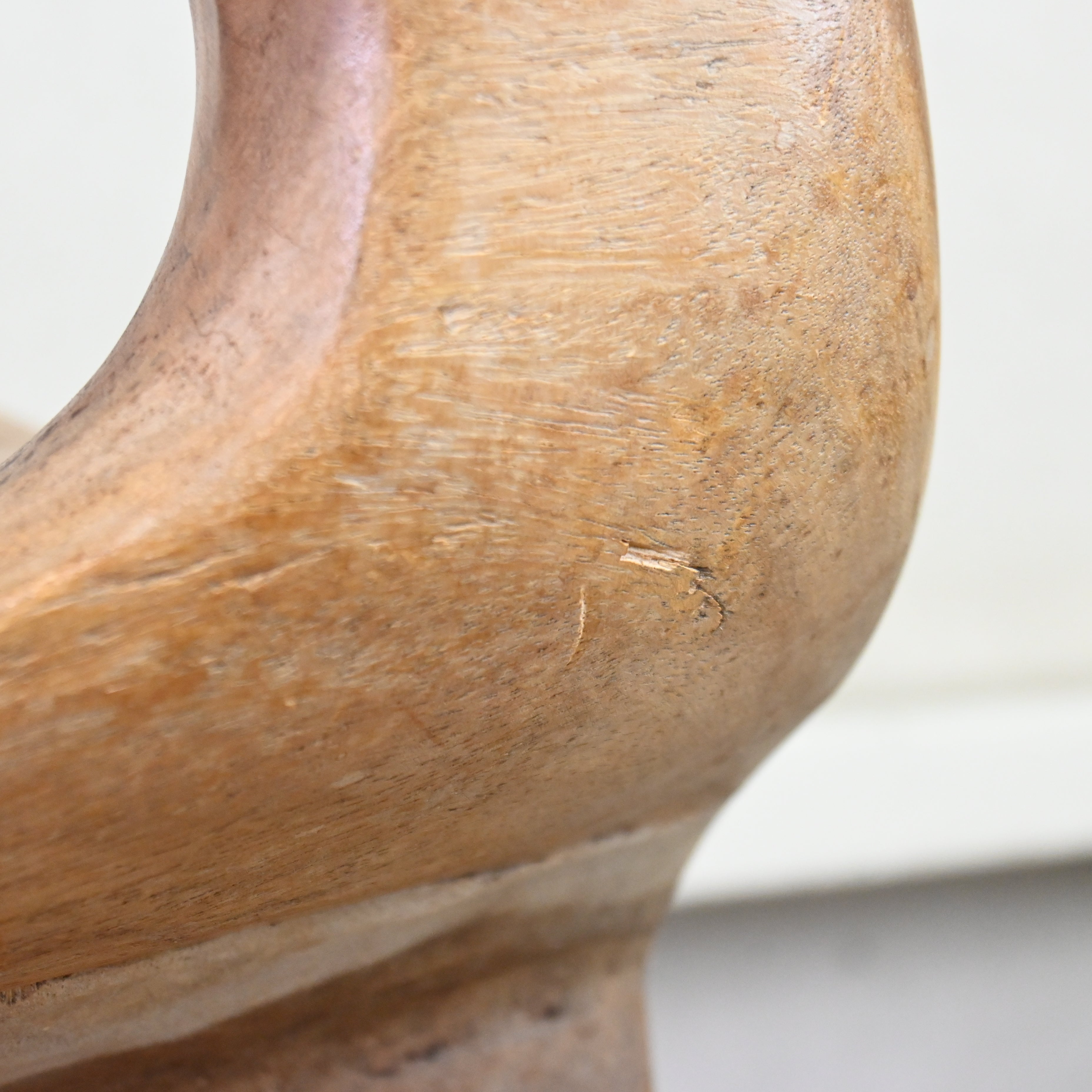 Solid wood carving Left hand stool Asian style / 無垢材 彫刻 ハンドスツール 左手 椅子 アジアンスタイル