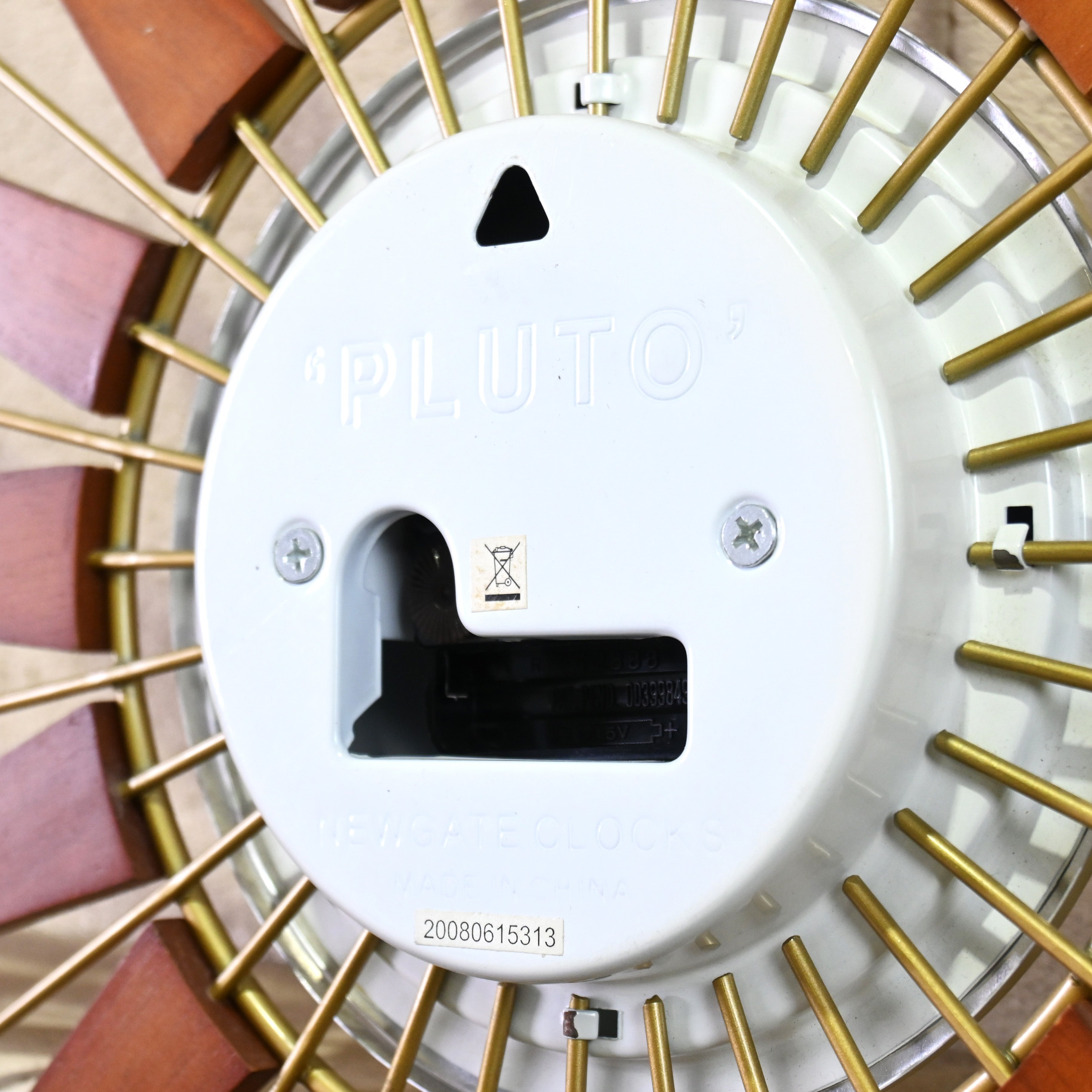 NEWGATE The pluto Sunburst Wall Clock Pine wood Blass Midcentury / ニューゲート プルト サンバースト ウォールクロック パイン材 真鍮 ミッドセンチュリー