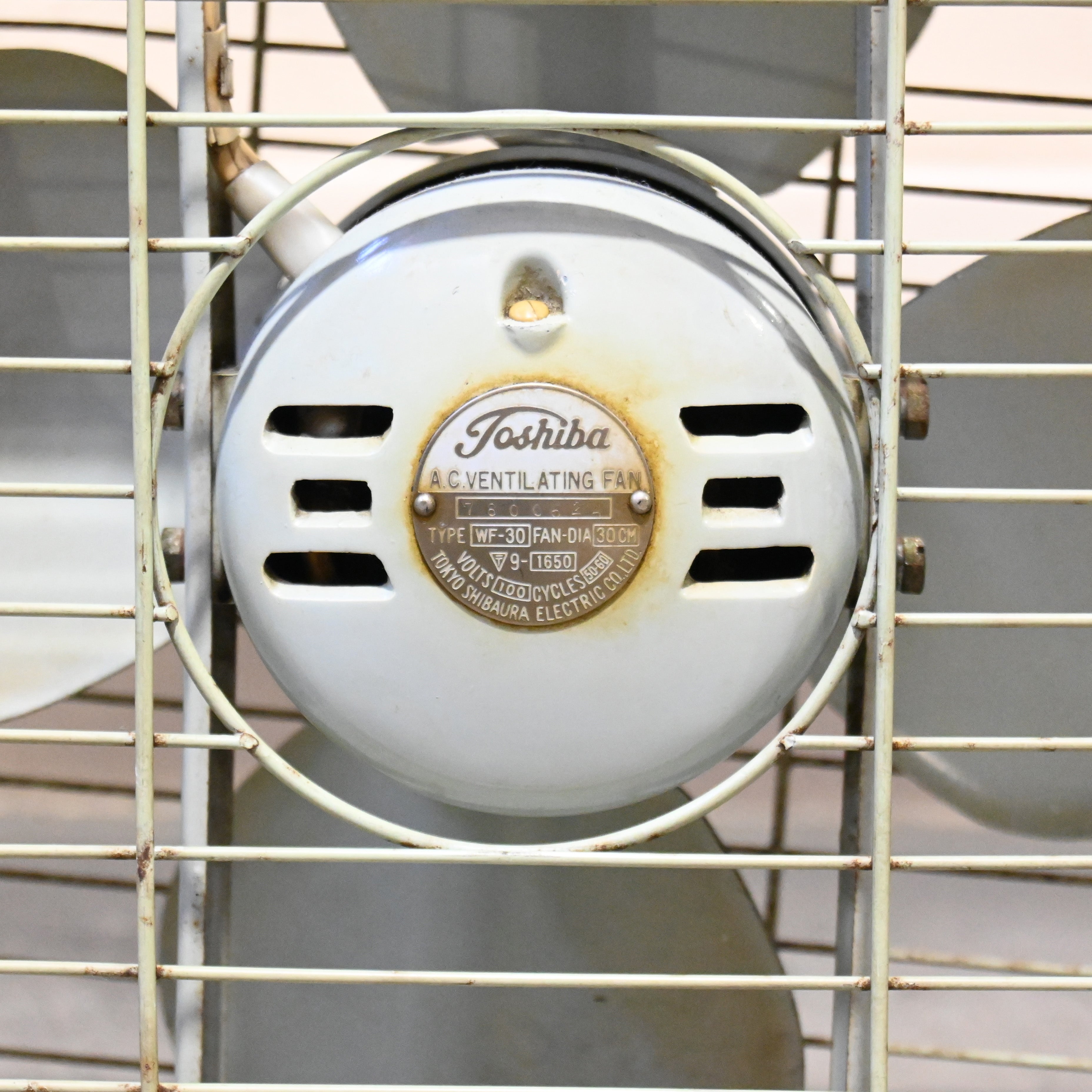 TOSHIBA Electric fan Japan retro Vintage / 東京芝浦電気 東芝 ボックス型扇風機 昭和レトロ ヴィンテージ