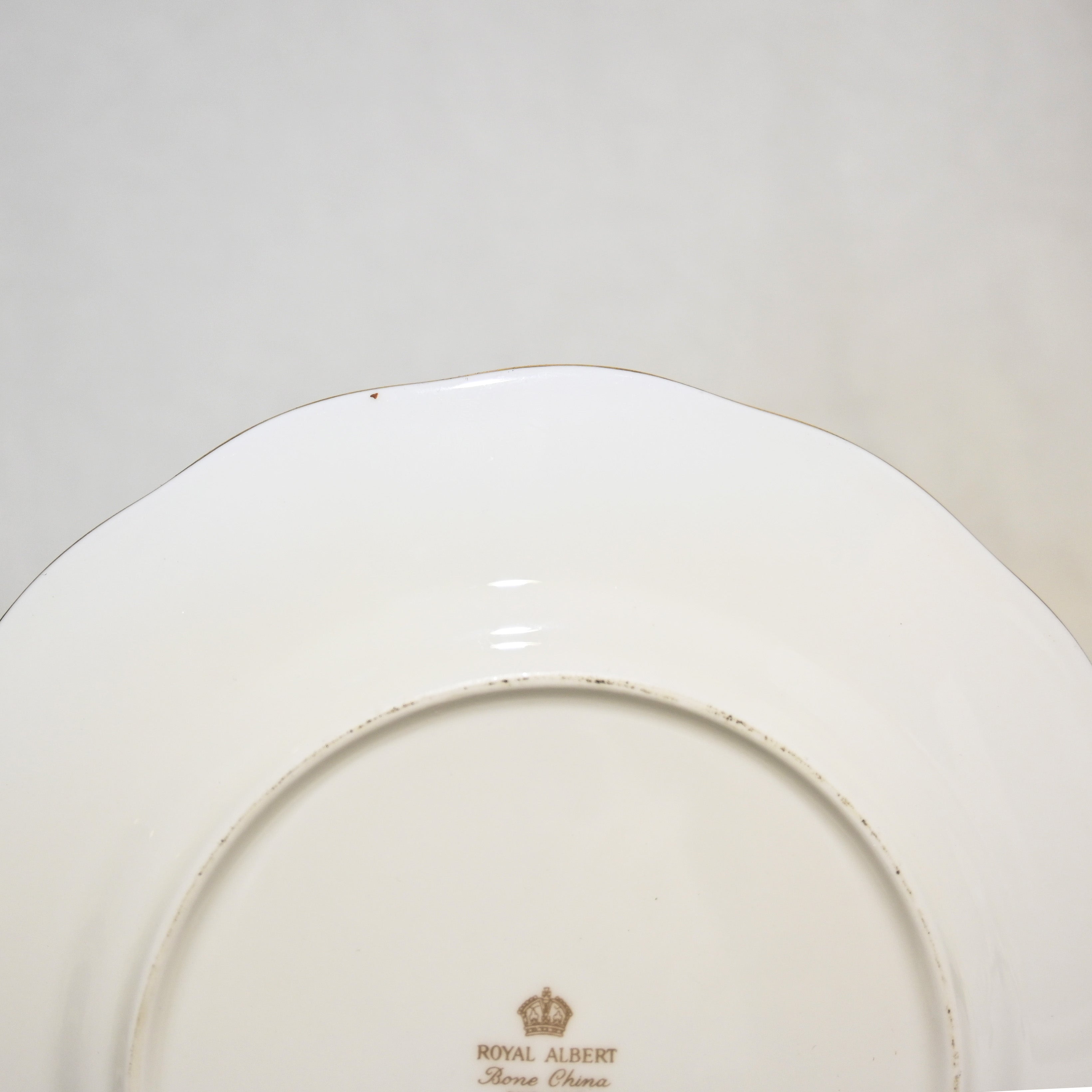 ROYAL ALBERT BB plate Cake plate  Enchantment Light blue UK / ロイヤルアルバート ブレッド＆バタープレート ケーキプレート エンチャントメント 水色 イギリス