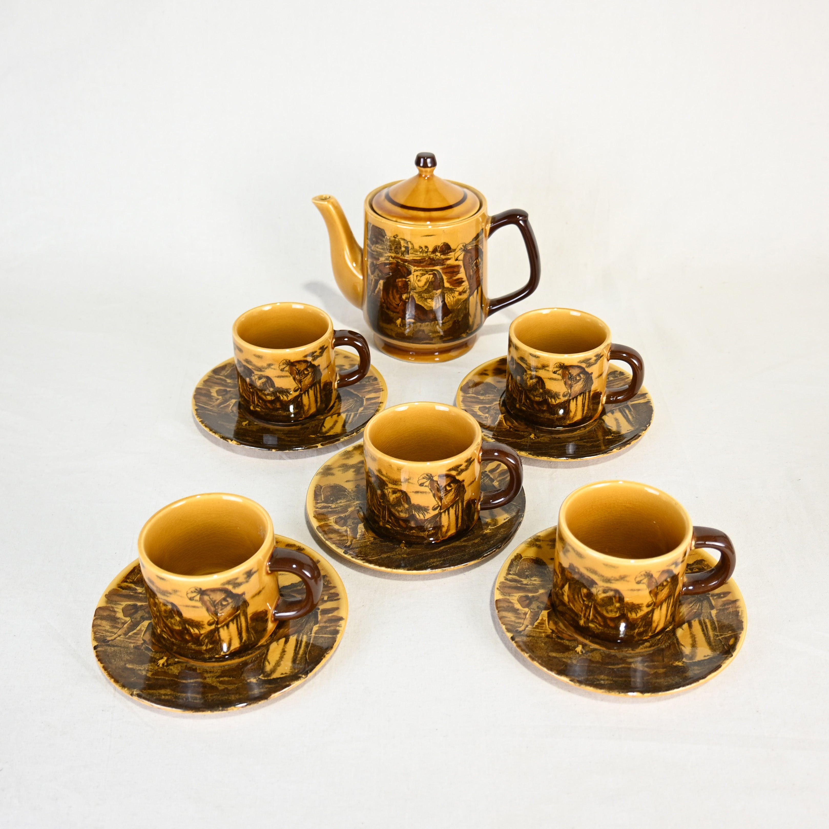 Gleaning C & S & Pot 6-piece set / 落ち穂拾い C＆S＆ポット 6点セット