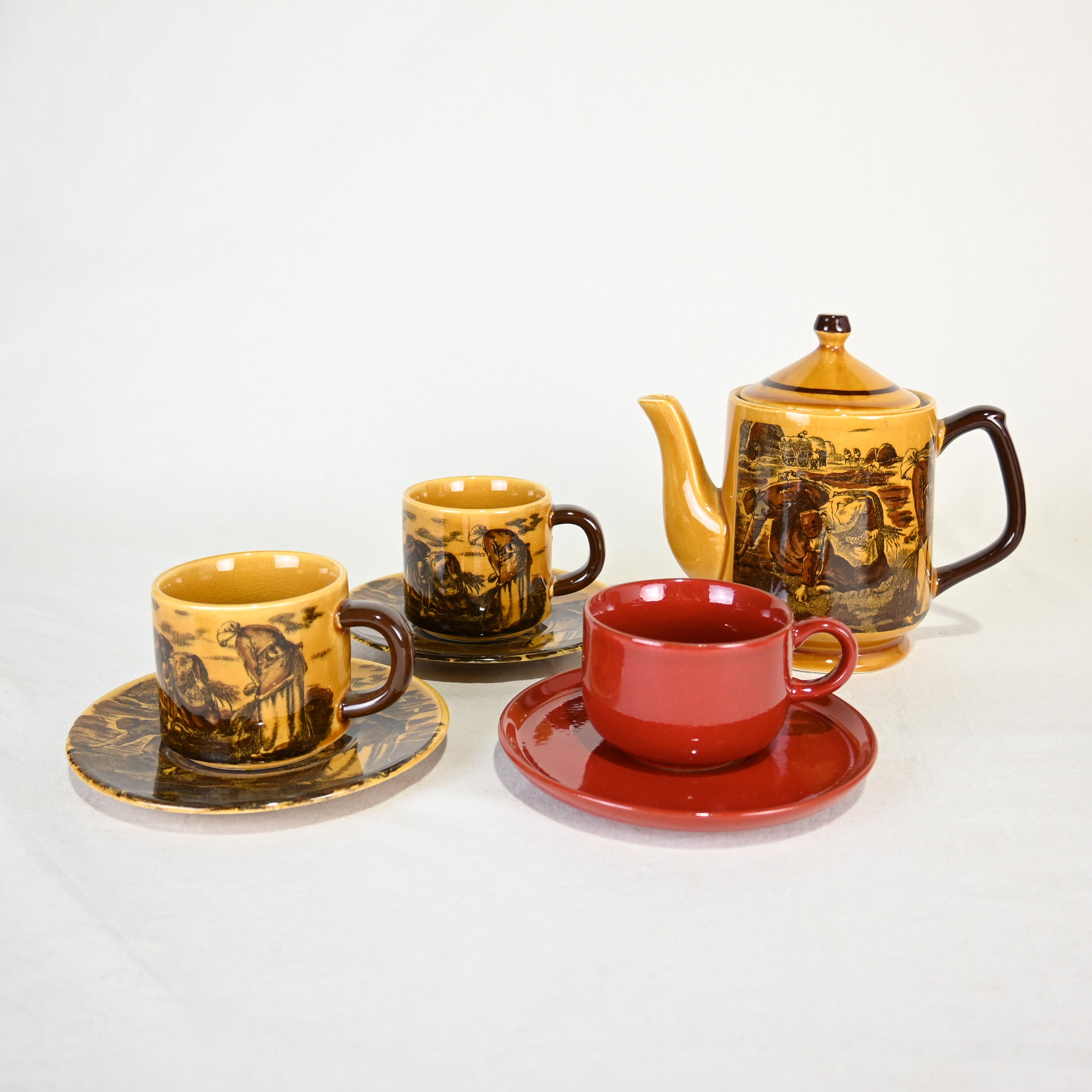 Gleaning C & S & Pot 6-piece set / 落ち穂拾い C＆S＆ポット 6点セット