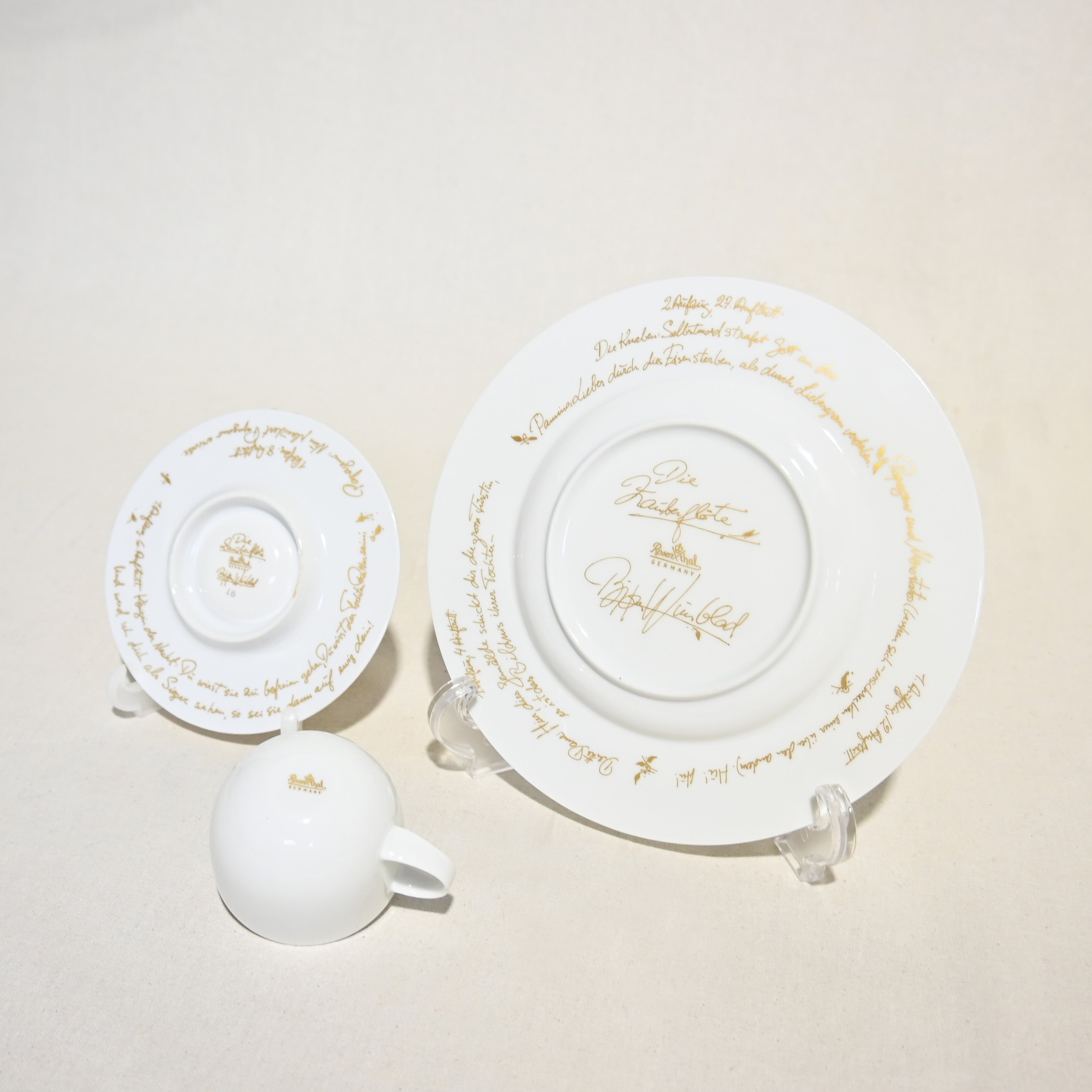 Rosenthal The Magic Flute C&S&Plate set Bjorn Wiinblad / ローゼンタール 魔笛 カップ＆ソーサー＆プレートセット ビョルン・ヴィンブラッド