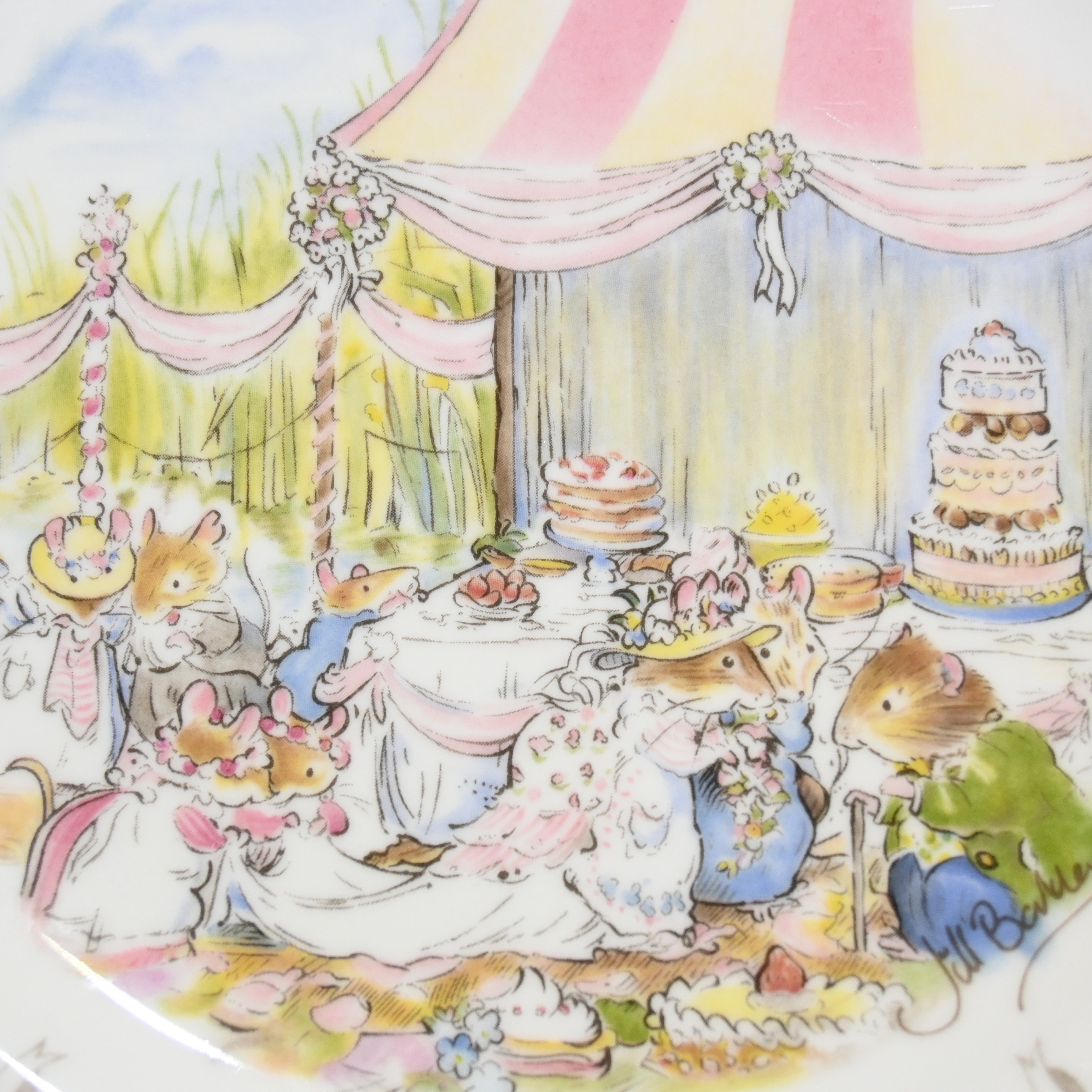 Royal Doulton THE BRAMBLY HEDGE THE WEDDING UK Vintage / ロイヤルドルトン ブランブリーヘッジ ウェディング ケーキプレート イギリスヴィンテージ
