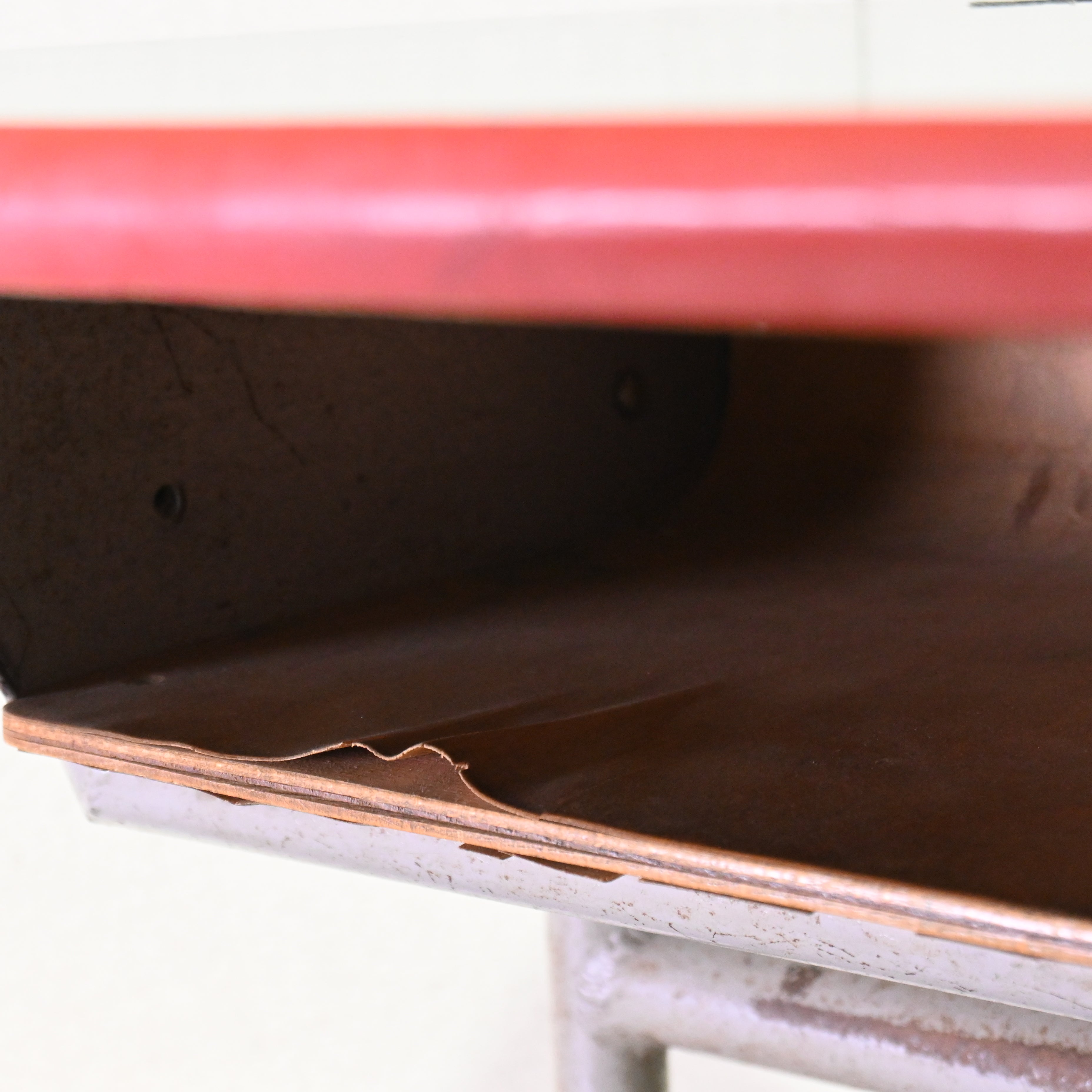 Dutch vintage Luctor N.V. Baarn School desk and chairs 2 seater / オランダ ヴィンテージ スクールデスク チェア一体型 2シーター
