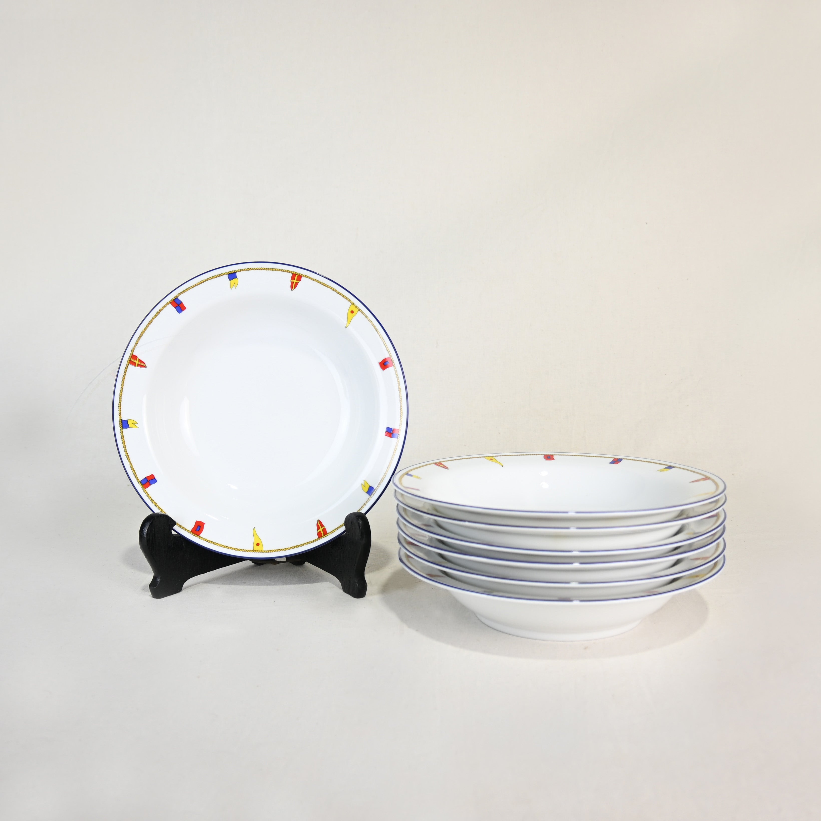 Richard Ginori Clipper Soup Plate bowl Italian Vintage / リチャード・ジノリ スープボウルプレート イタリアン ヴィンテージ 21.5cm