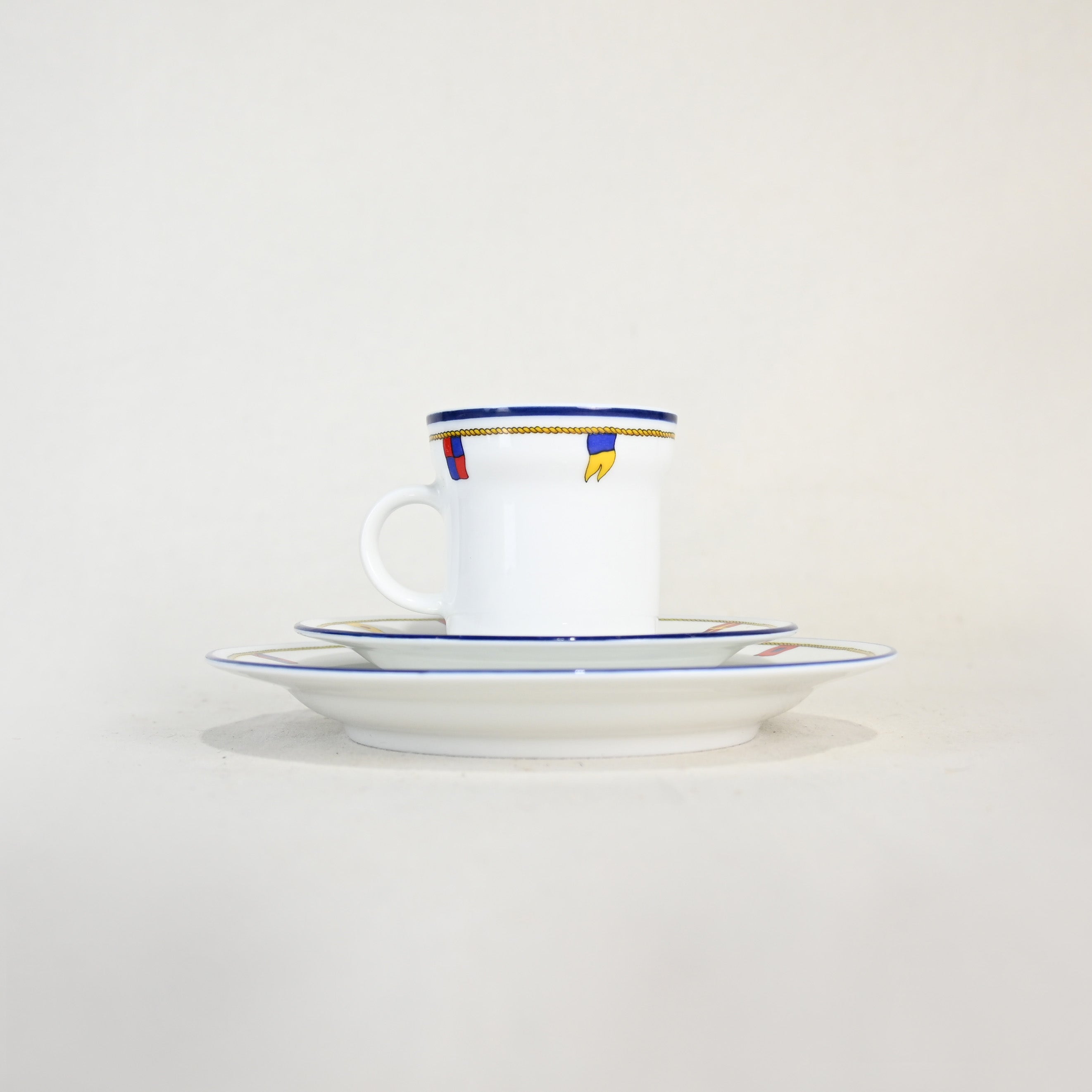 Richard Ginori Clipper Demitasse cup trio Italian Vintage / リチャード・ジノリ デミタスカップ トリオ イタリアン ヴィンテージ