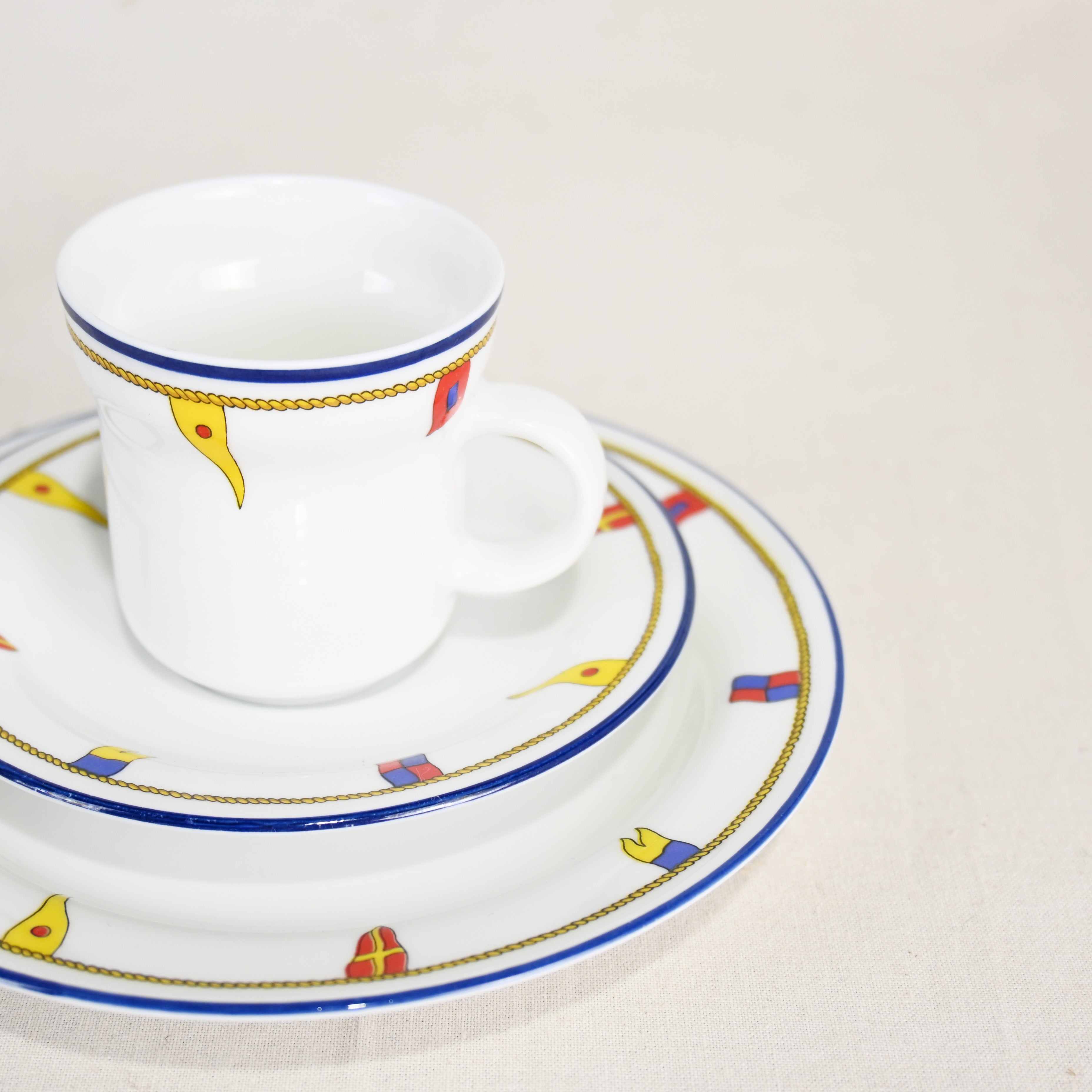 Richard Ginori Clipper Demitasse cup trio Italian Vintage / リチャード・ジノリ デミタスカップ トリオ イタリアン ヴィンテージ