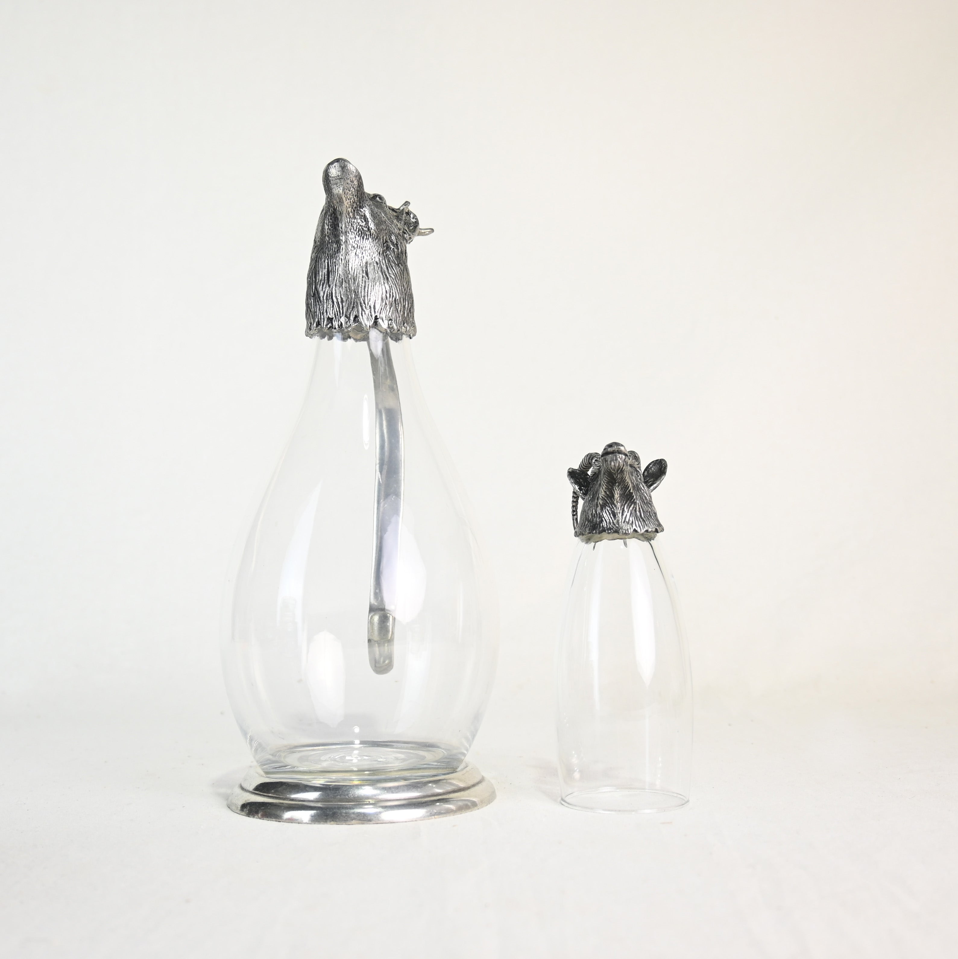 Etain ＆ Glass Animal motif pitcher & glass Europien vintage / アニマルモチーフ ピッチャー＆グラス ヨーロピアン ヴィンテージ