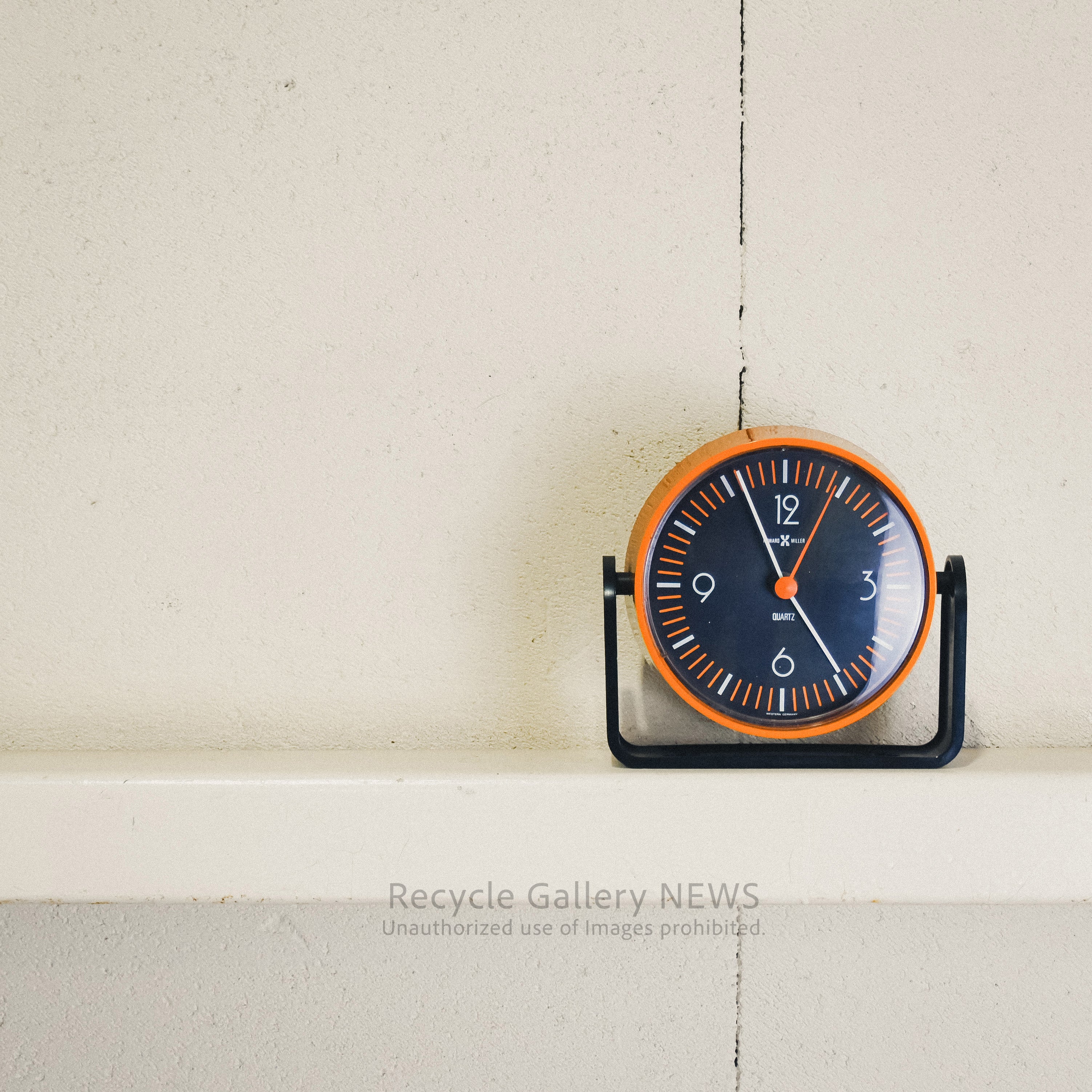 Howard Miller 2-Way Clock Table/Wall Mount Vintage USA/West Germany 1970s / ハワード・ミラー 置時計 掛時計 アメリカ・西ドイツヴィンテージ