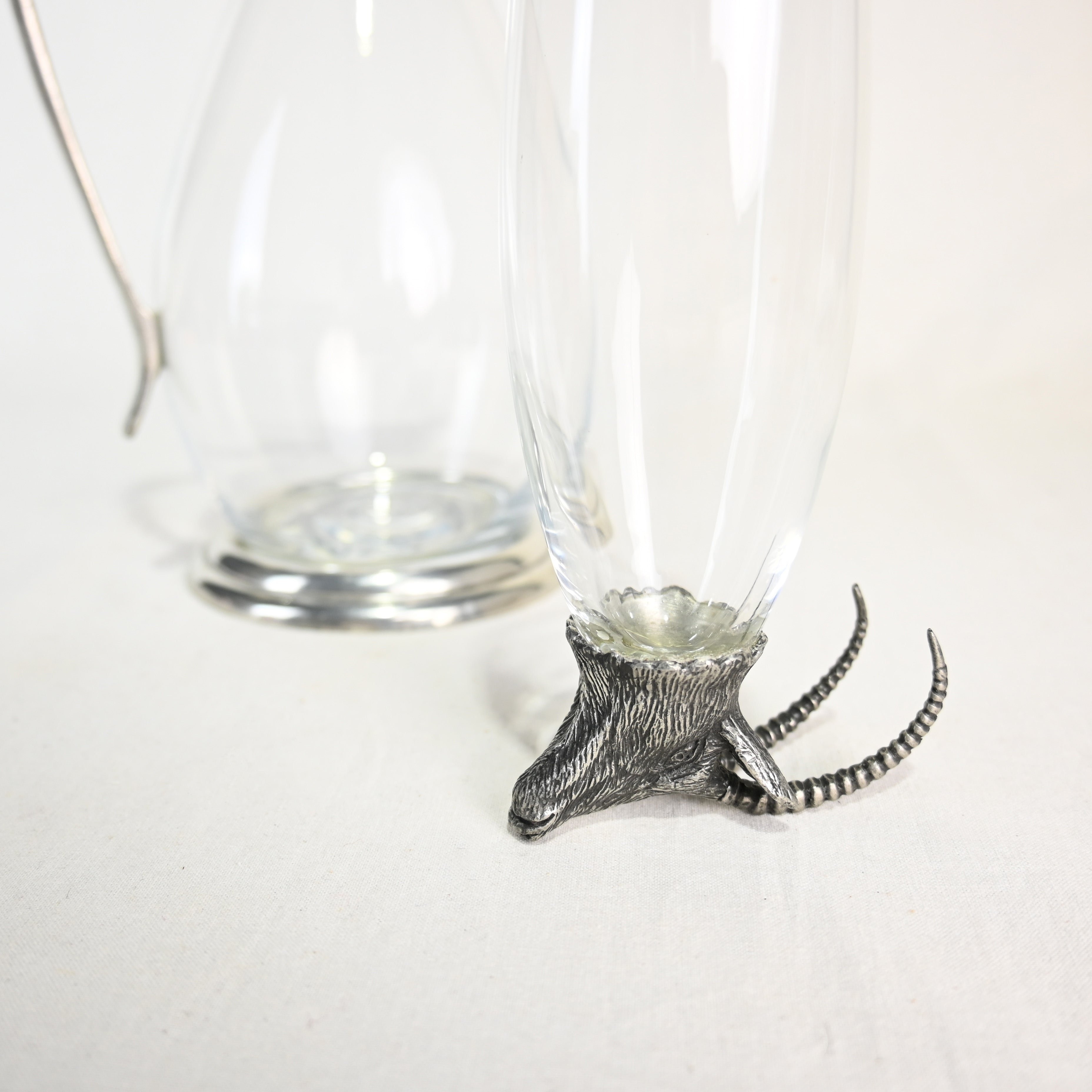 Etain ＆ Glass Animal motif pitcher & glass Europien vintage / アニマルモチーフ ピッチャー＆グラス ヨーロピアン ヴィンテージ