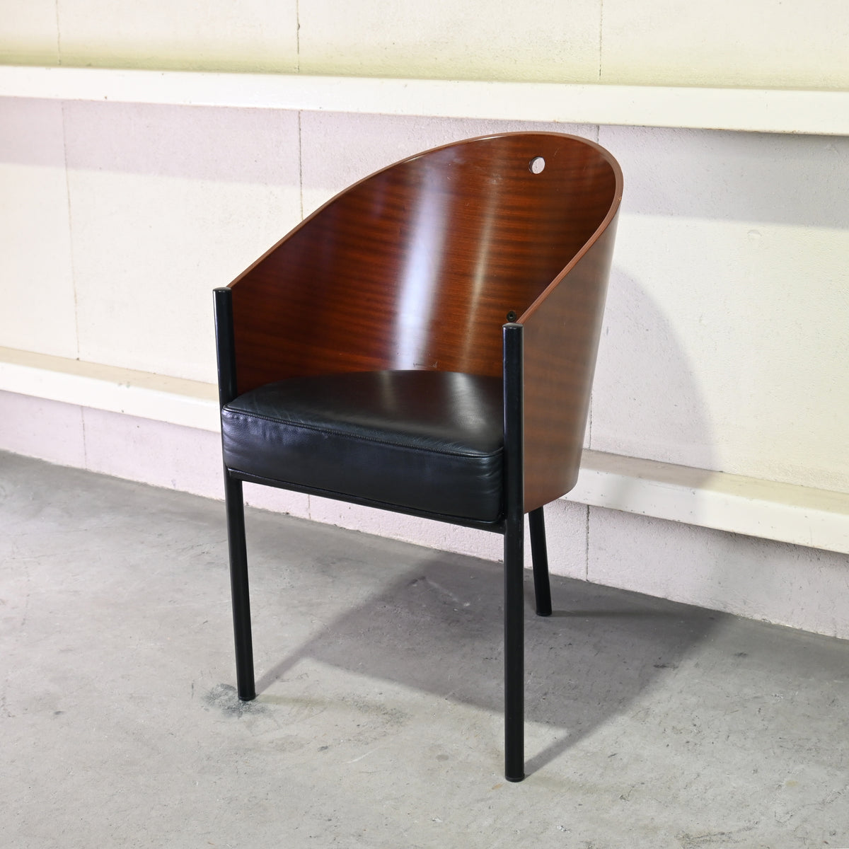 Driade Aleph Costes chair Philippe Starck Mahogany × Steel Italian 