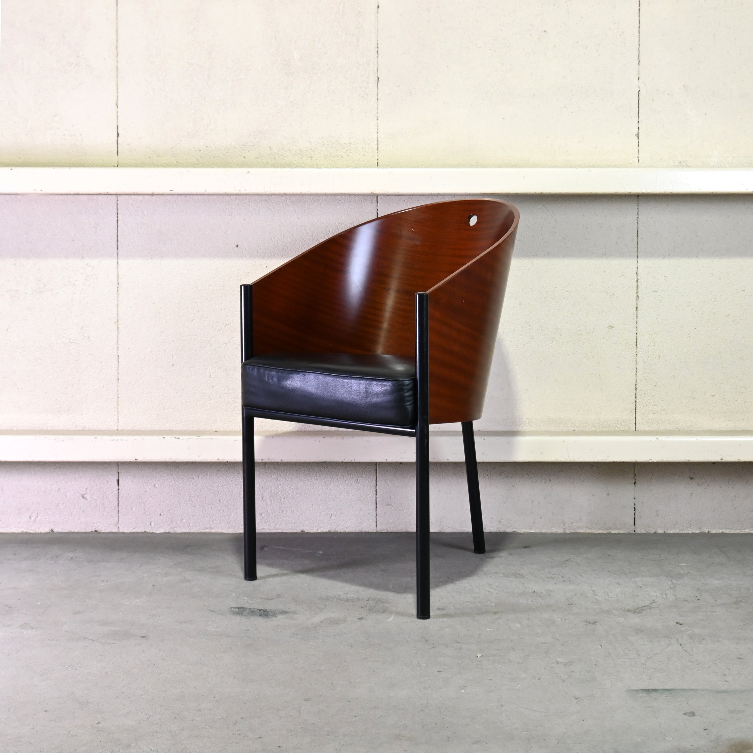 Driade Aleph Costes chair Philippe Starck Mahogany × Steel Italian 