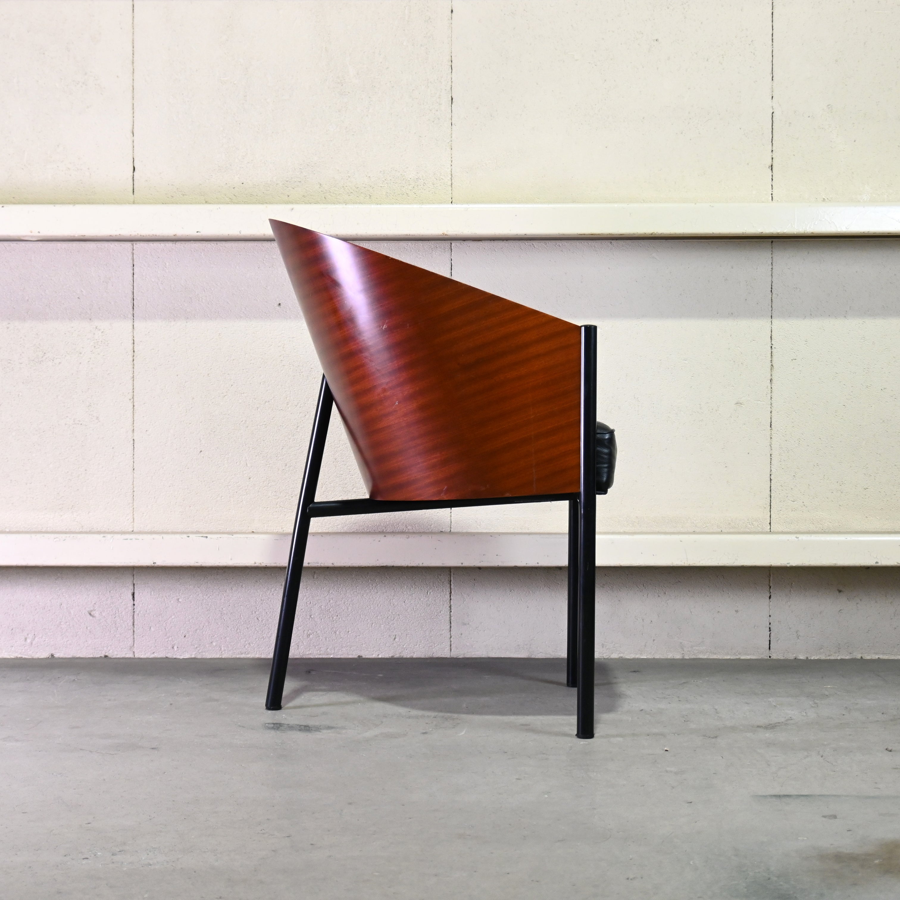 Driade Aleph Costes chair Philippe Starck Mahogany × Steel Italian 