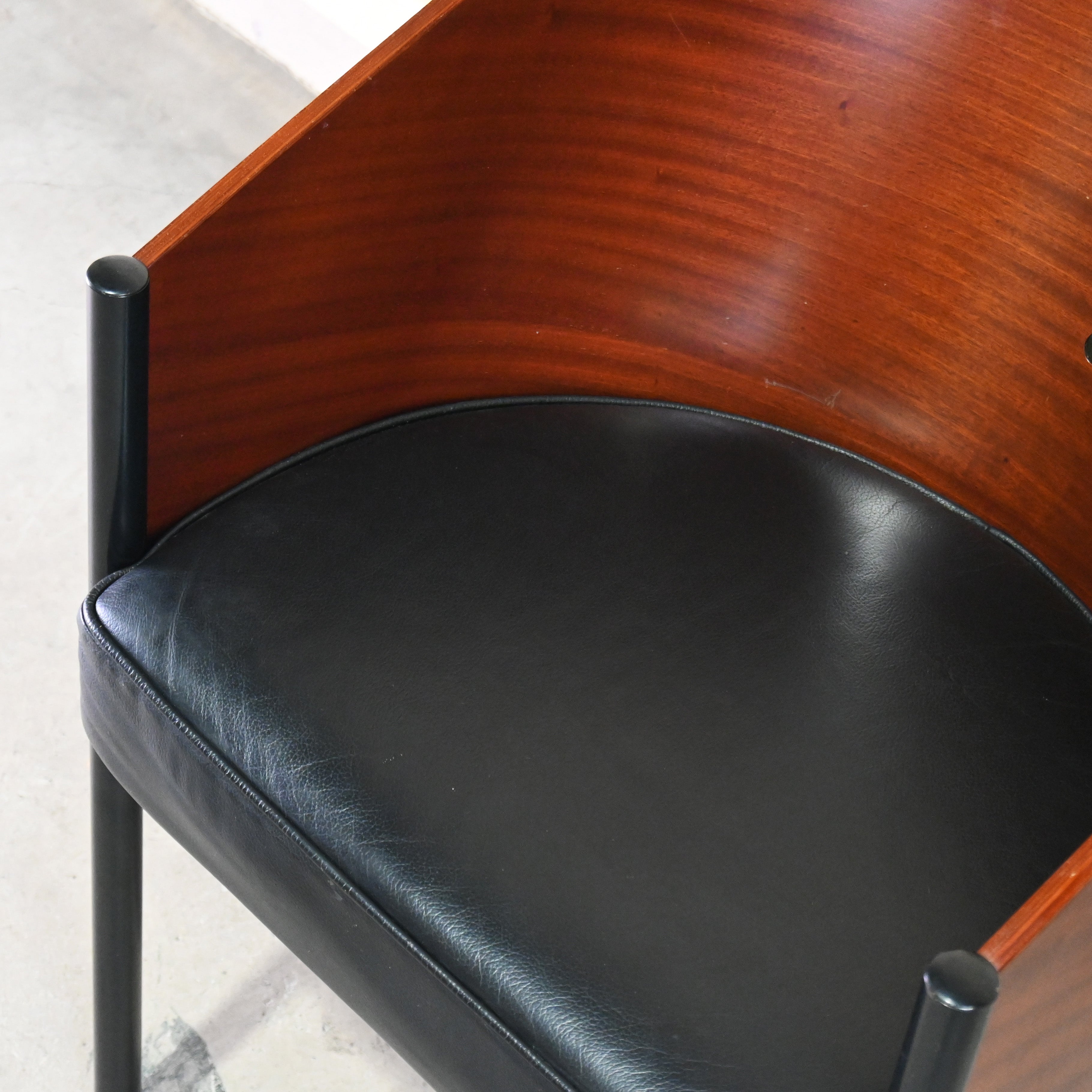 Driade Aleph Costes chair Philippe Starck Mahogany × Steel Italian modern design / ドリアデ アレフ コステスチェア フィリップスタルク マホガニー × スチール イタリアンモダンデザイン