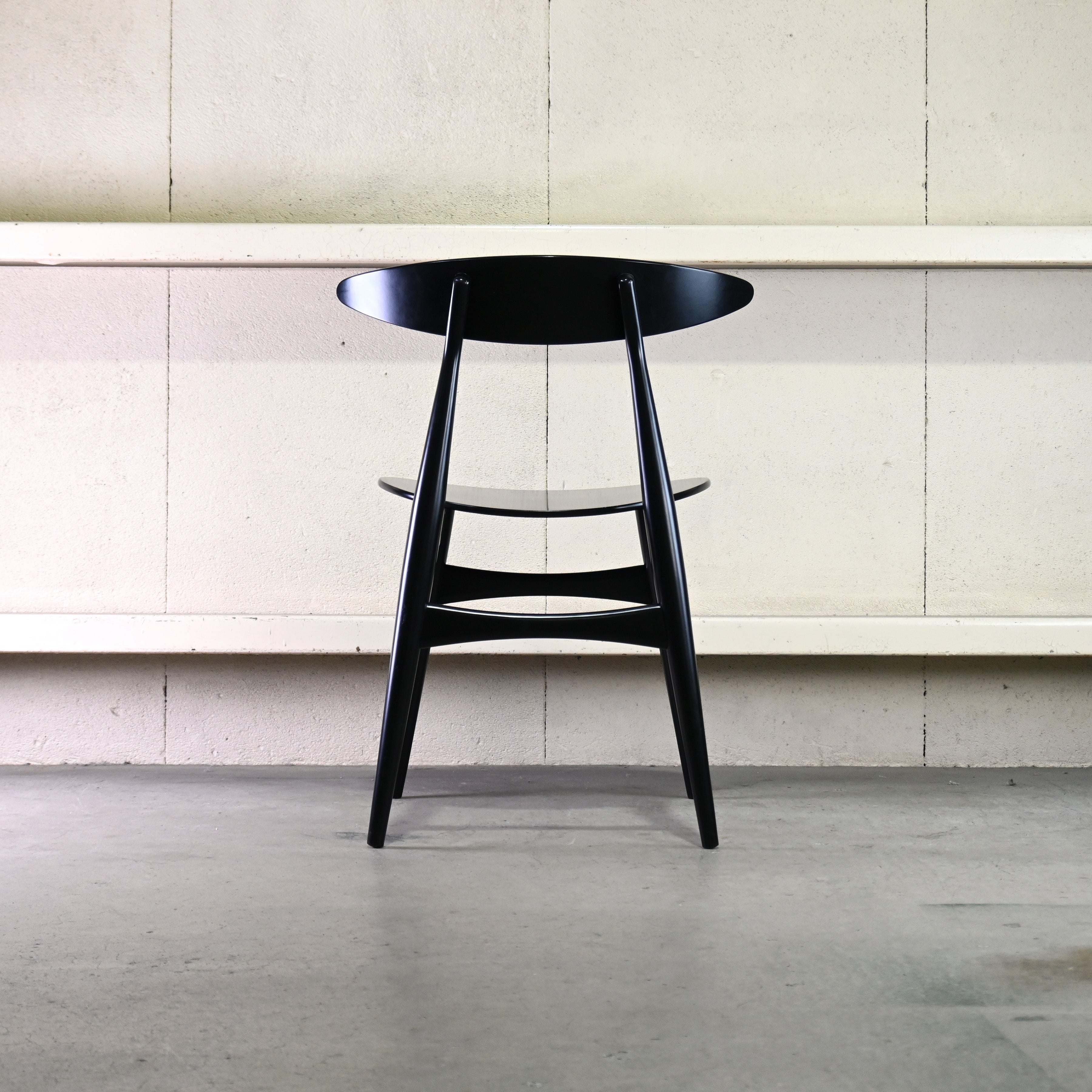 Carl Hansen & Søn Hans J. Wegner CH33T Dining chair Beechwood Black painted Danish furniture Scandinavian design / カール・ハンセン＆サン ハンス J. ウェグナー CH33T ダイニングチェア ビーチ材 ブラック塗装 デンマーク家具 北欧デザイン