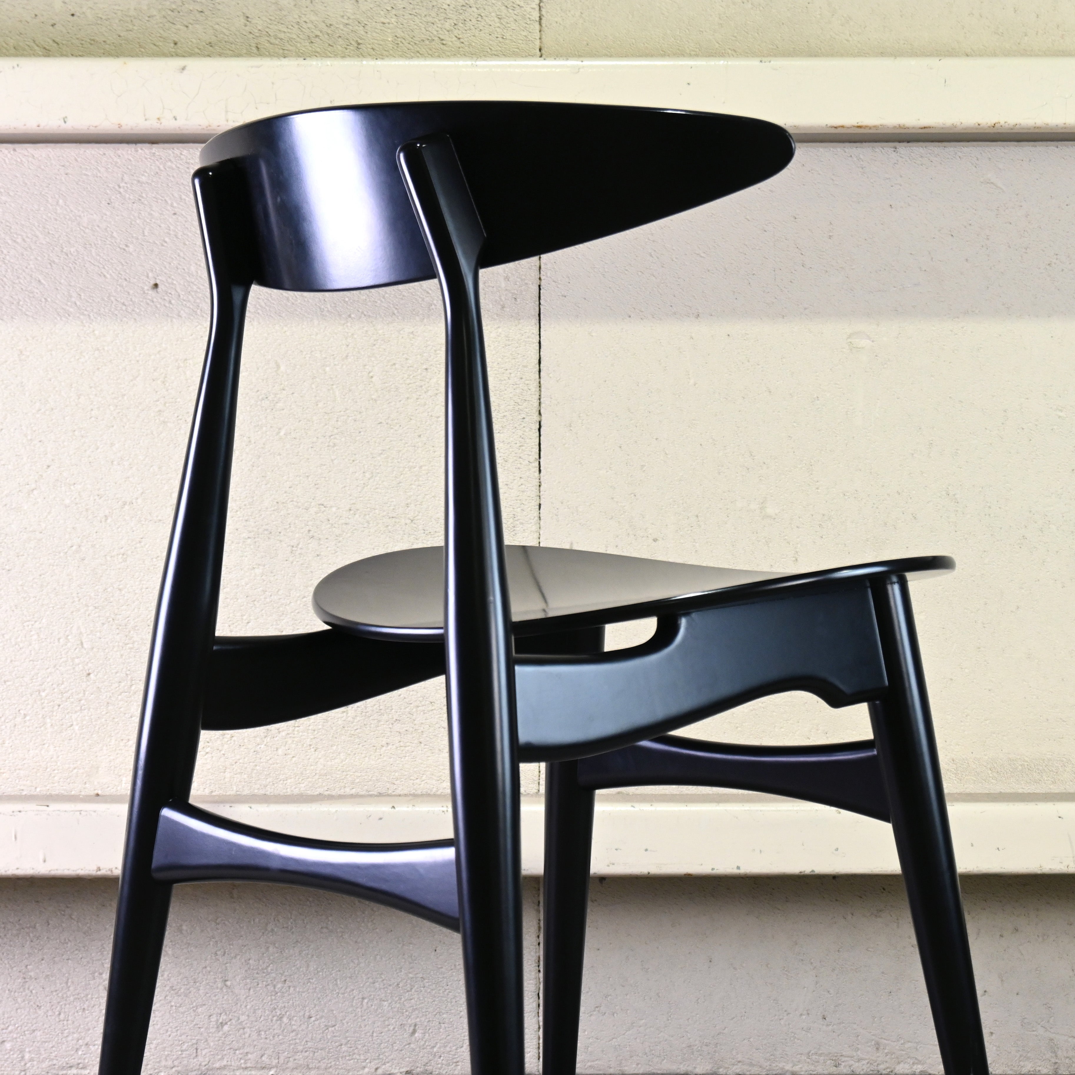 Carl Hansen & Søn Hans J. Wegner CH33T Dining chair Beechwood Black painted Danish furniture Scandinavian design / カール・ハンセン＆サン ハンス J. ウェグナー CH33T ダイニングチェア ビーチ材 ブラック塗装 デンマーク家具 北欧デザイン