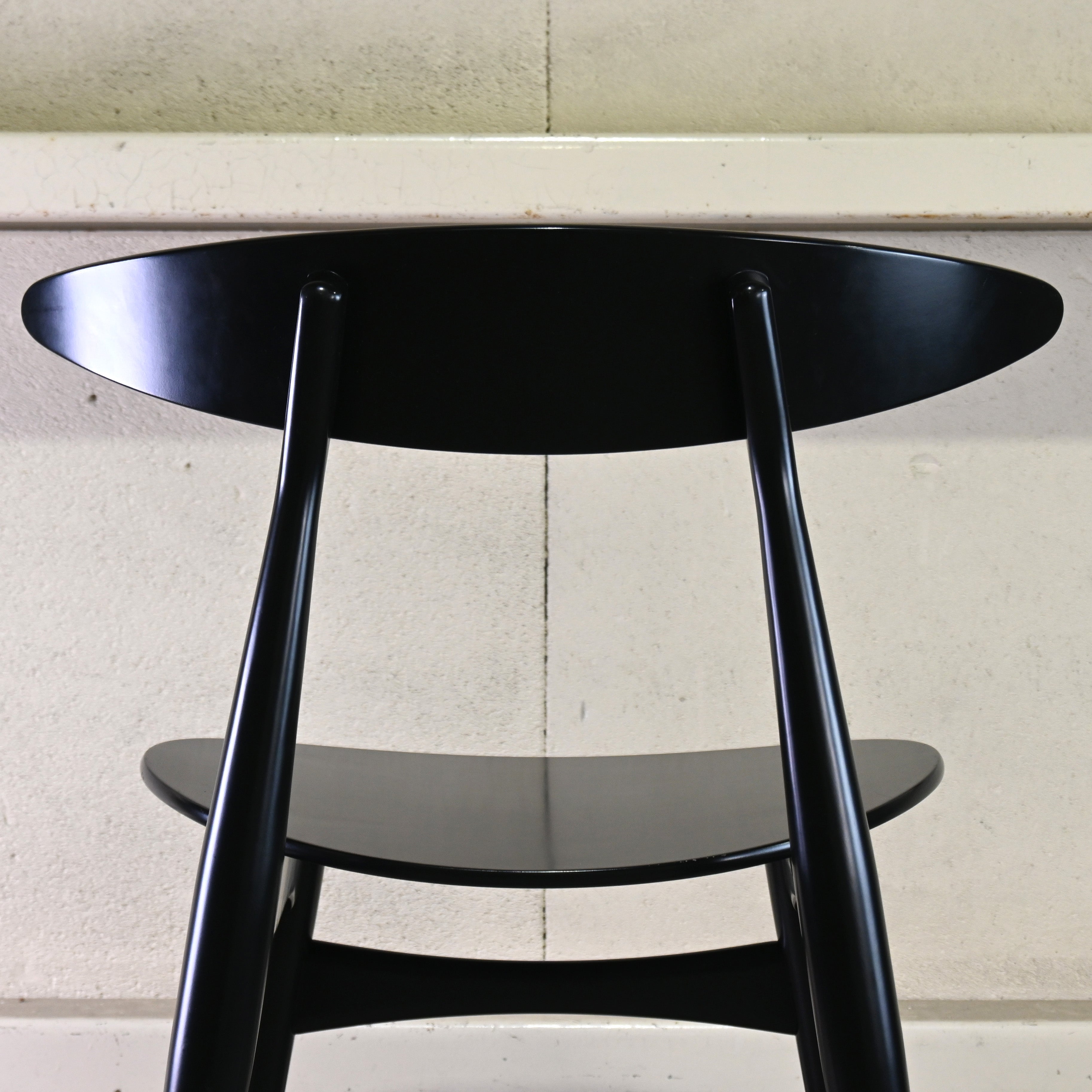 Carl Hansen & Søn Hans J. Wegner CH33T Dining chair Beechwood Black painted Danish furniture Scandinavian design / カール・ハンセン＆サン ハンス J. ウェグナー CH33T ダイニングチェア ビーチ材 ブラック塗装 デンマーク家具 北欧デザイン