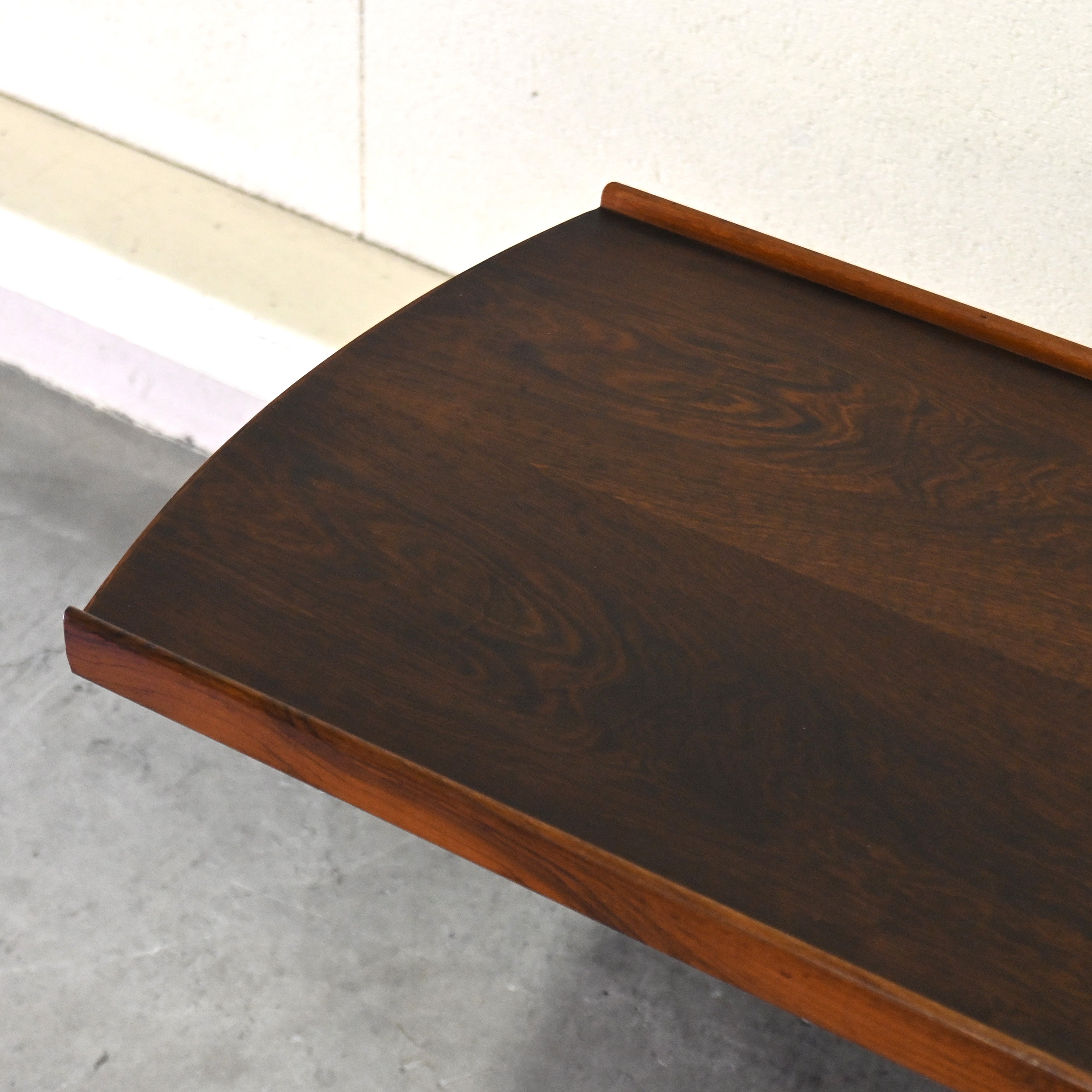 H.M.N Rosewood × Steel Adjustable reading table Danish vintage Scandinavian design / エイチエムエヌ ローズウッド × スチール アジャスタブル リーディングテーブル デンマークヴィンテージ 北欧デザイン