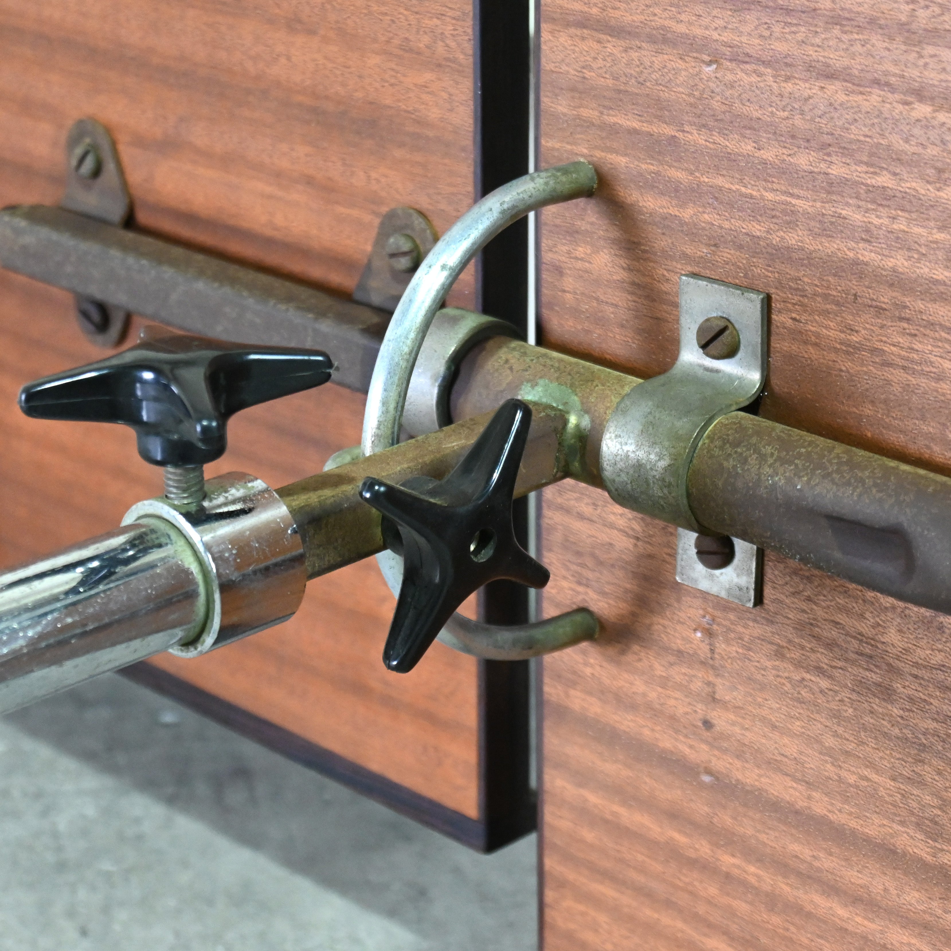 H.M.N Rosewood × Steel Adjustable reading table Danish vintage Scandinavian design / エイチエムエヌ ローズウッド × スチール アジャスタブル リーディングテーブル デンマークヴィンテージ 北欧デザイン