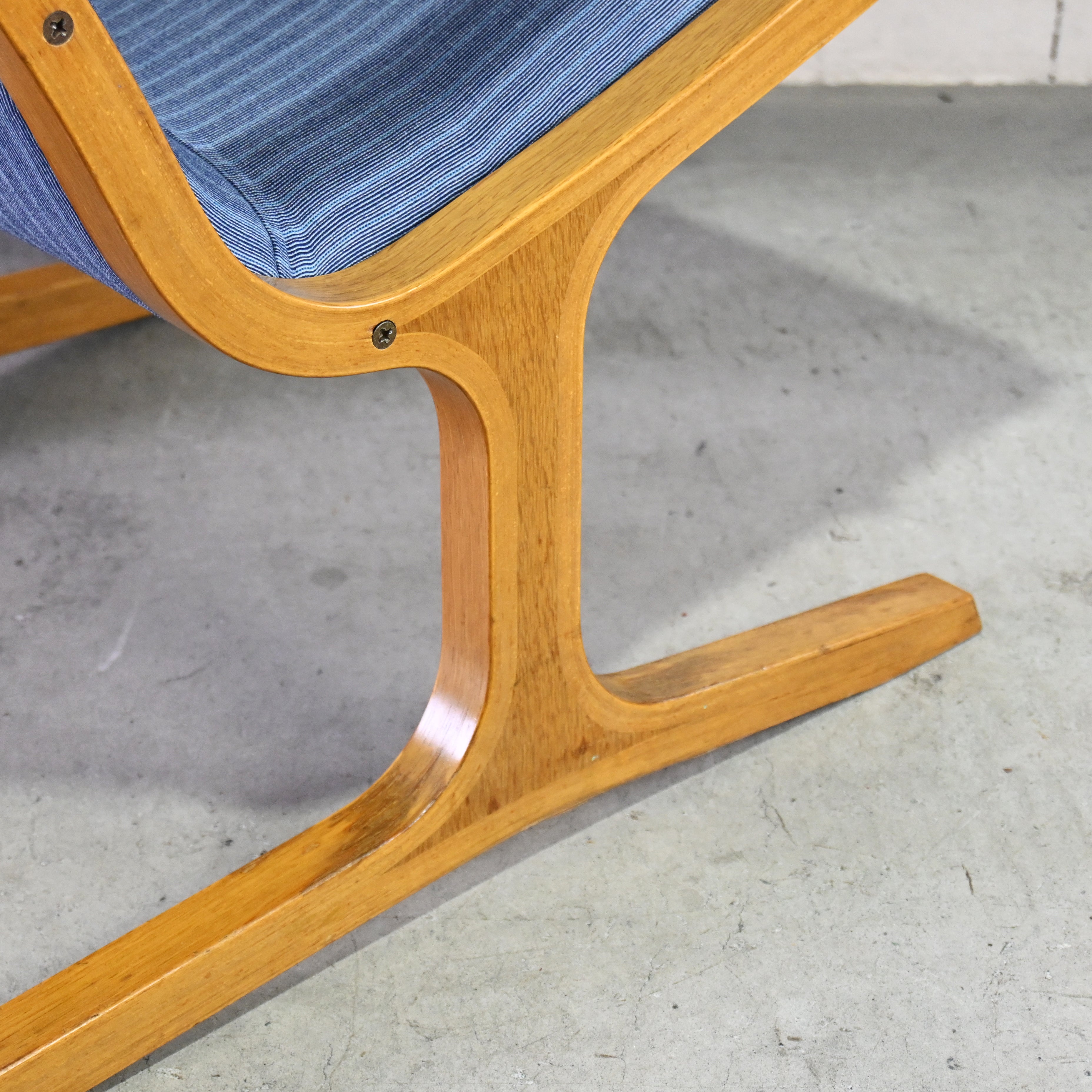 Tendo mokko Mitsumasa Sugasawa Heron Vintage High back chair Oakwood × UK Fabric Remake Japanese modern style / 天童木工 菅澤光政 ヘロン ヴィンテージ ハイバックチェア オーク材 × ファブリック リメイク ジャパニーズモダンスタイル