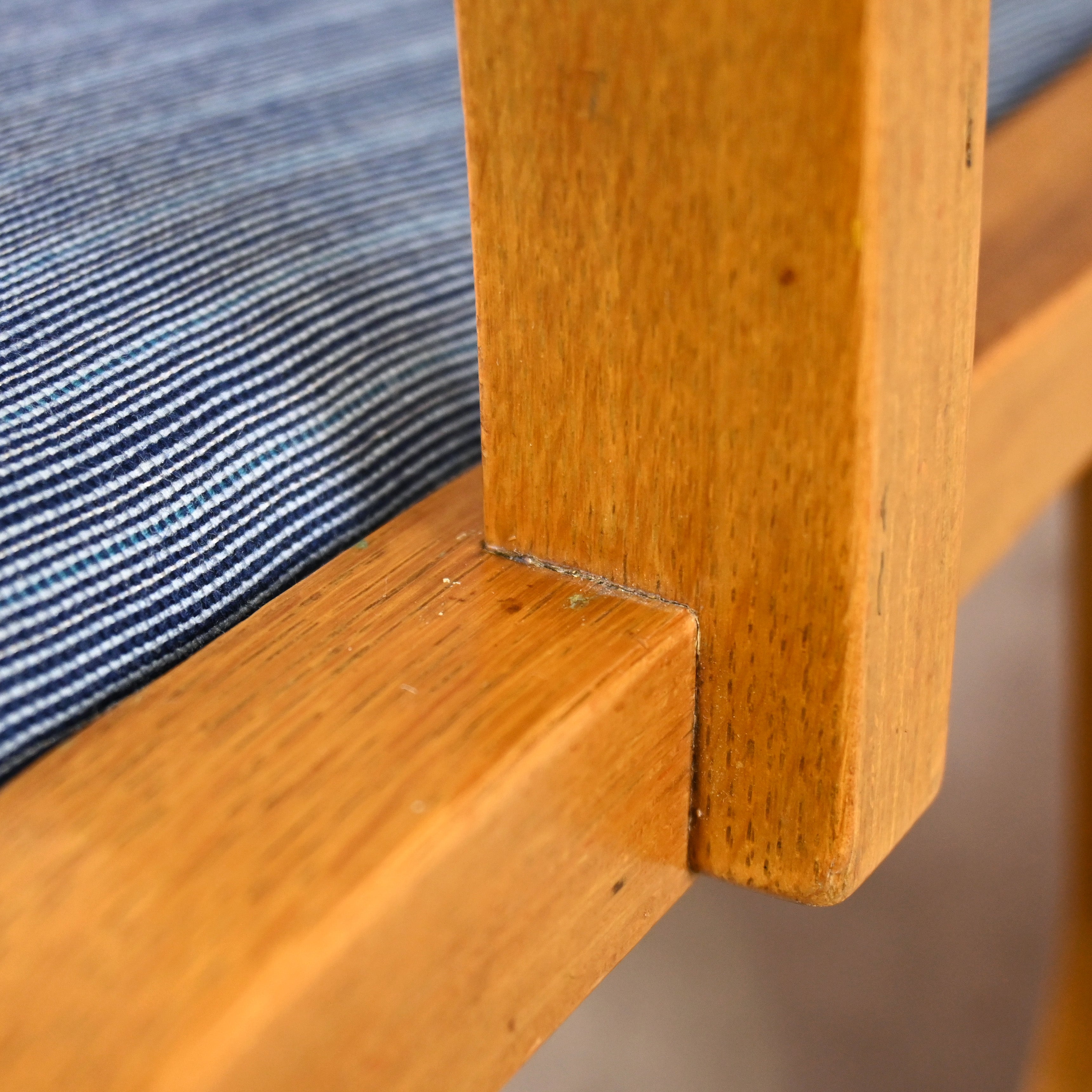 Tendo mokko Mitsumasa Sugasawa Heron Vintage High back chair Oakwood × UK Fabric Remake Japanese modern style / 天童木工 菅澤光政 ヘロン ヴィンテージ ハイバックチェア オーク材 × ファブリック リメイク ジャパニーズモダンスタイル