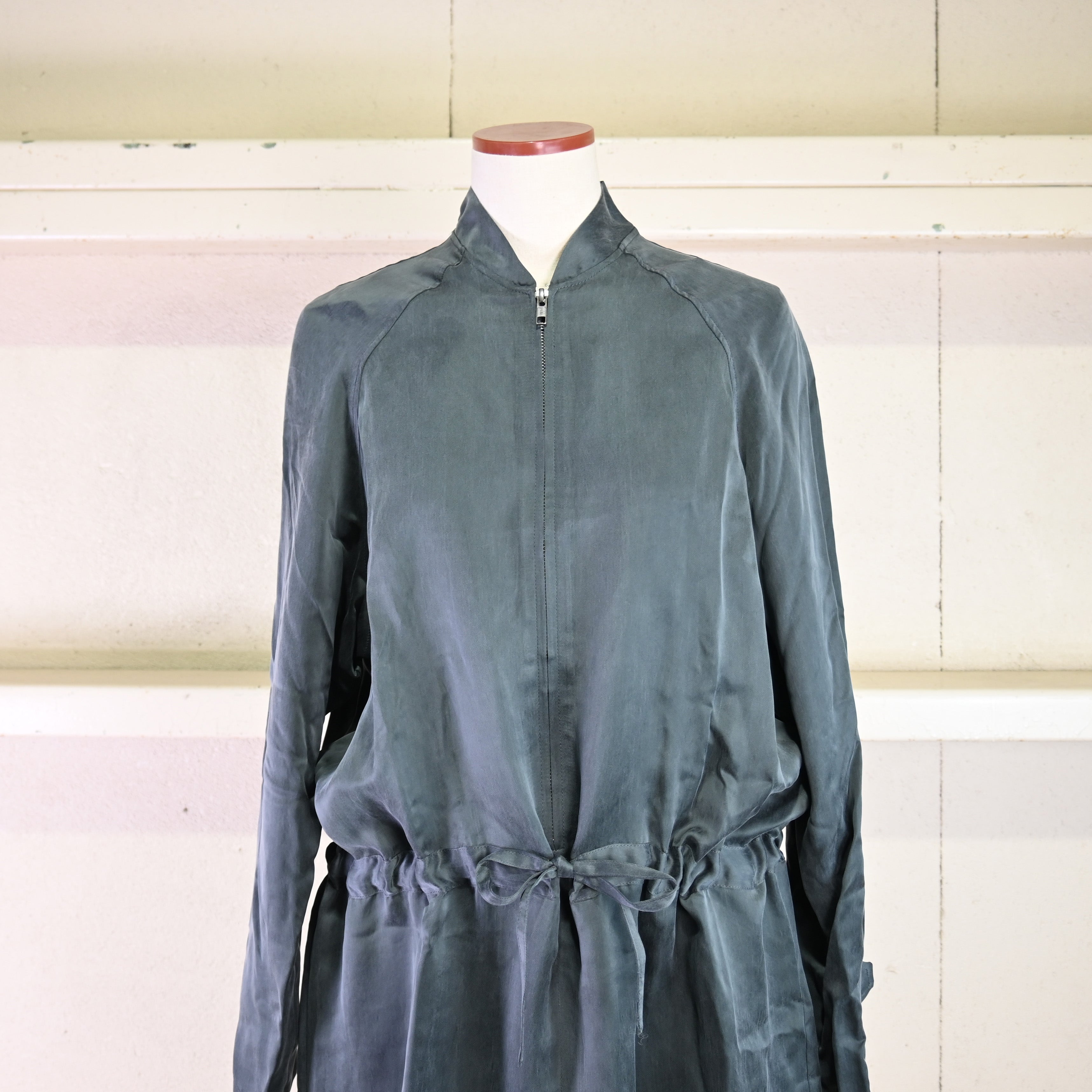 ANN DEMEULEMEESTER Zip One-piece "DRESS CULLY BUIO" size 36 / アン ドゥムルメステール ジップワンピース サイズ36 未使用