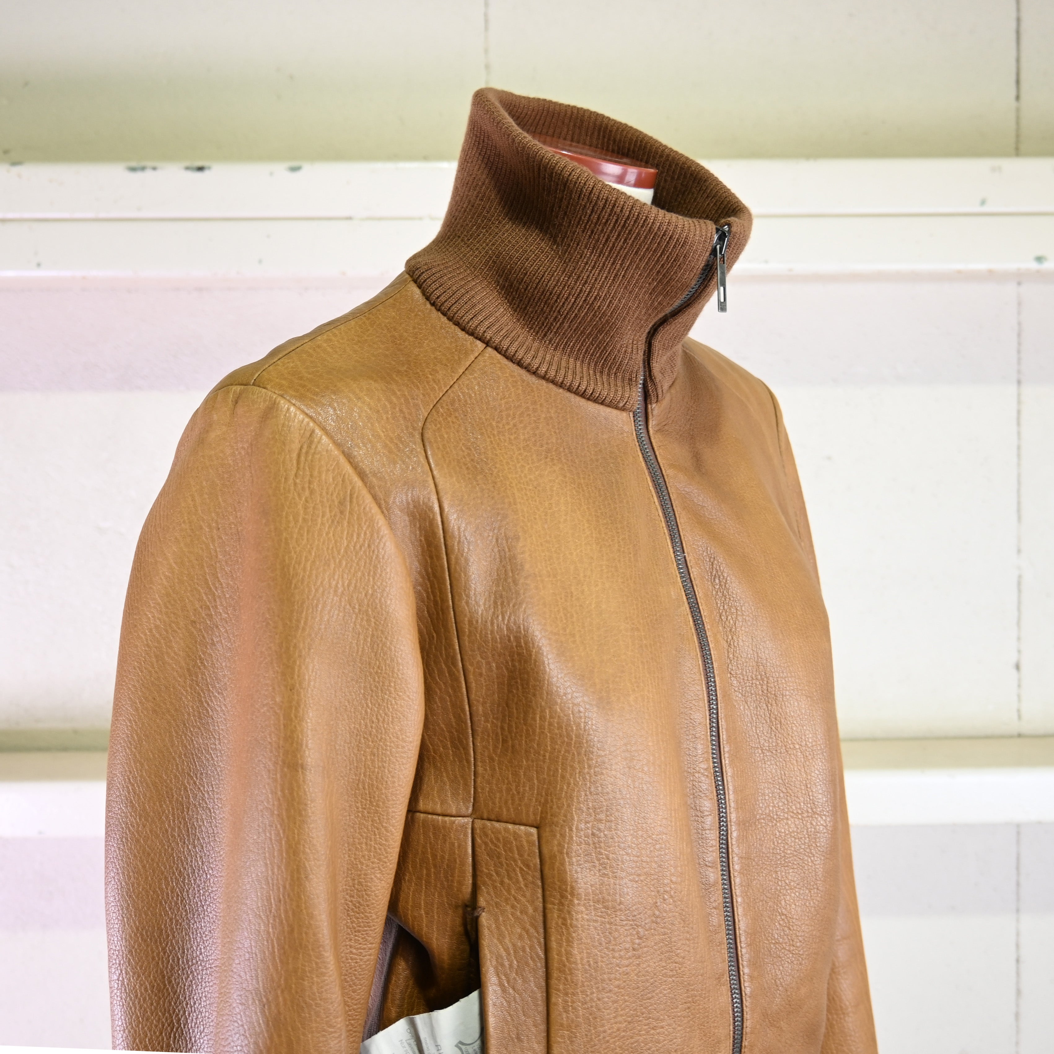 RUFFO Leather zip-up Blouson Mens / ルッフォ レザー ジップアップ ブルゾン ジャケット メンズ 40