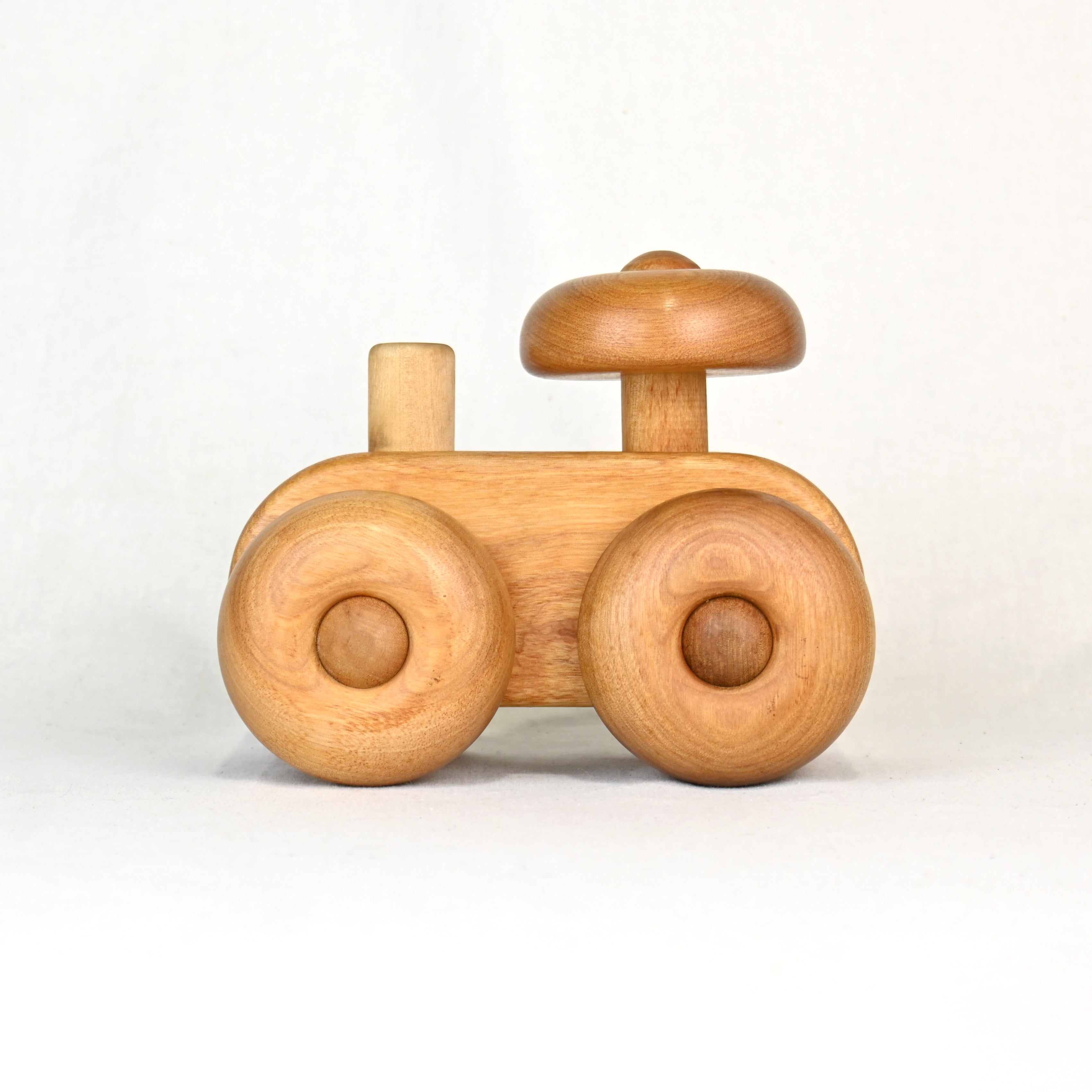 Hand crafted Wooden toy "kara coro" Hokkaido birch wood Japanese craft / ハンドメイド 木製玩具 汽車 "カラコロ" 北海道 樺材 ジャパニーズクラフト