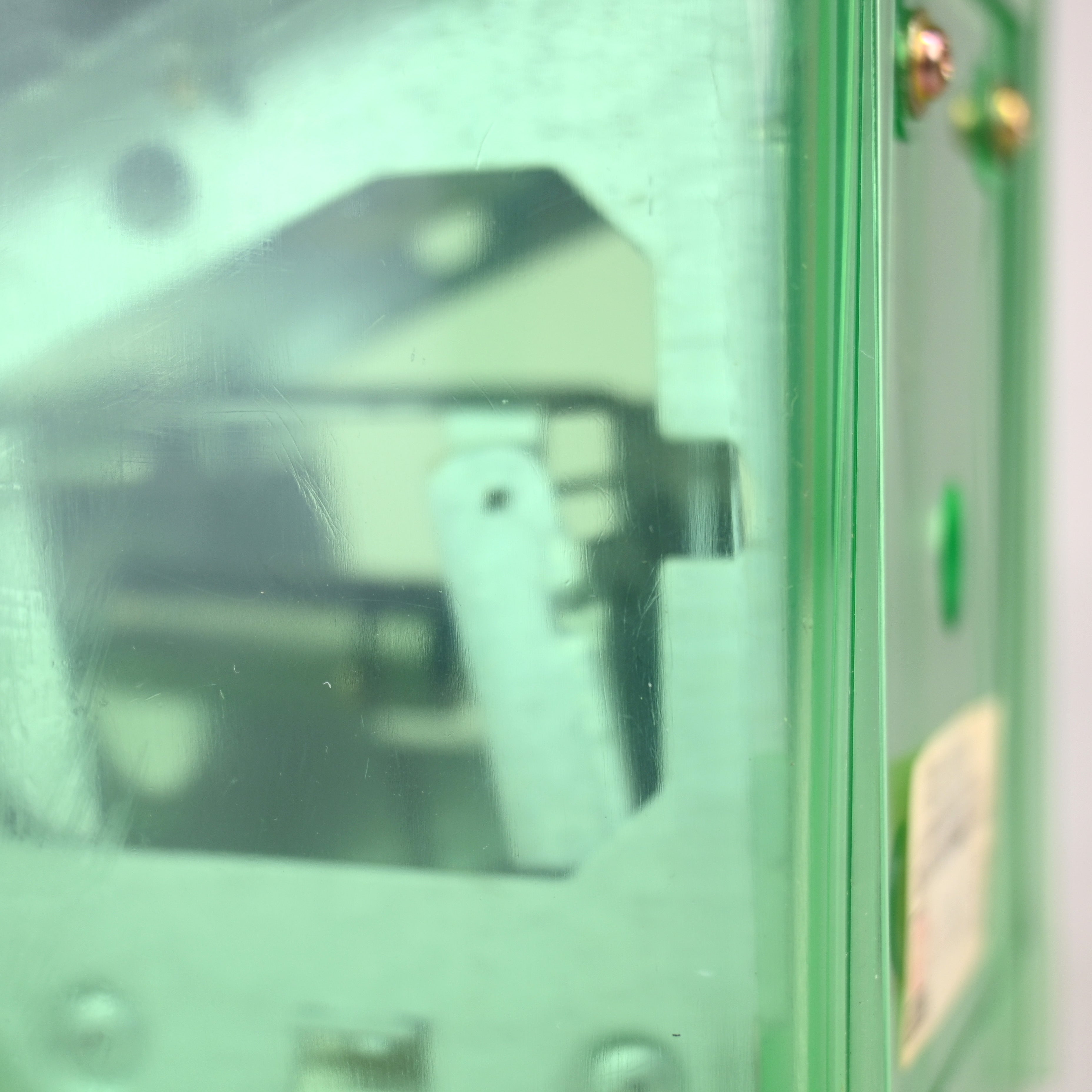 Skeleton green Kitchen scale MISAKI Japan vintage Retropop / スケルトン グリーン キッチンスケール 上皿計り ミサキ ジャパンヴィンテージ レトロポップ