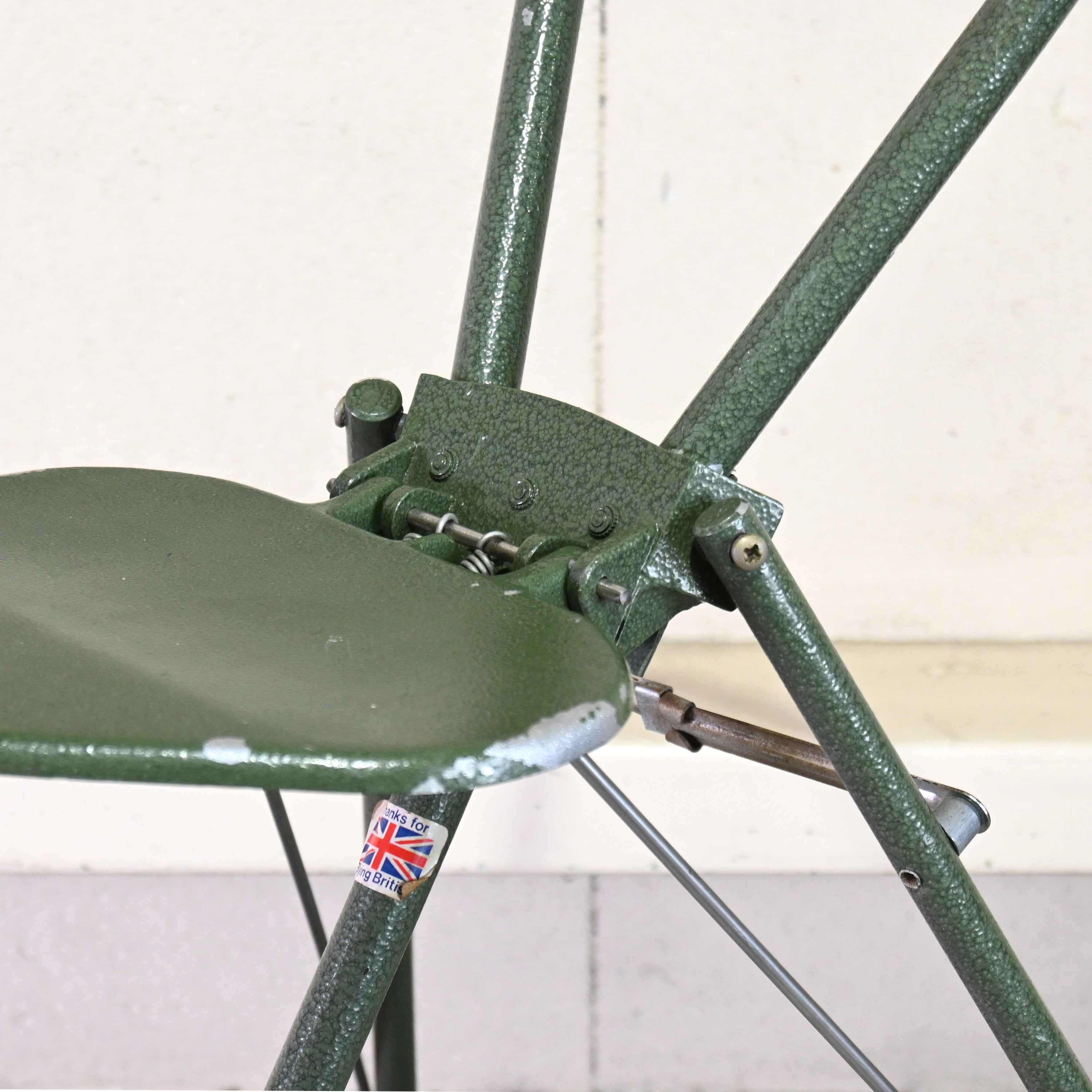 England vintage Gamebird shooting chair HILL-REST-SEAT 3 legs Outdoor tool / イギリスヴィンテージ ゲームバード社 シューティングチェア ヒルレストチェア 3本脚 アウトドアツール