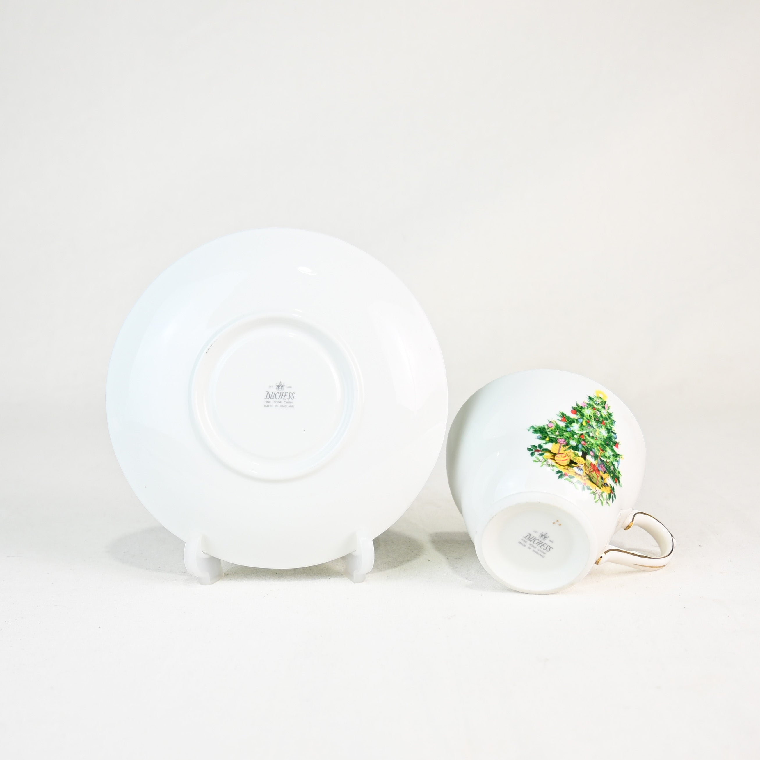 DUCHESS Christmas C＆S UK Vintage / ダッチェス カップ＆ソーサー イギリス ヴィンテージ