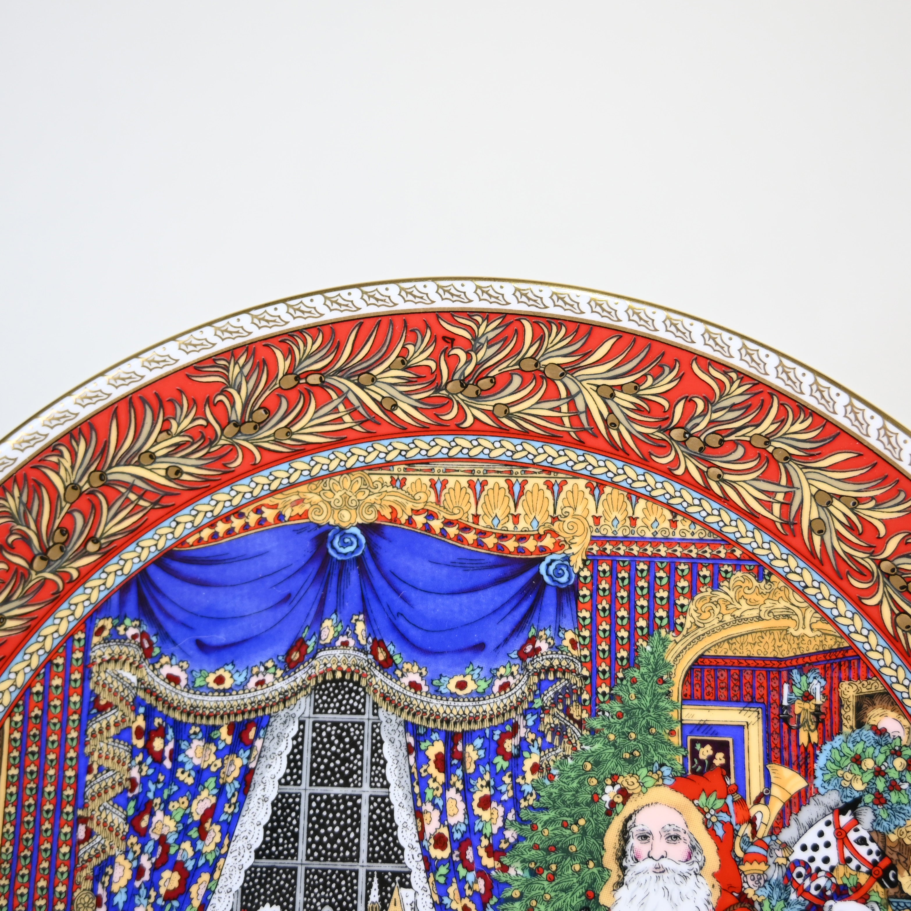 ROYAL WORCESTER CHRISTMAS 1993 The Snow Queen 1995 Plate UK Vintage / ロイヤル・ウースター クリスマス 雪の女王 絵皿 プレート イギリス 90年代 ヴィンテージ