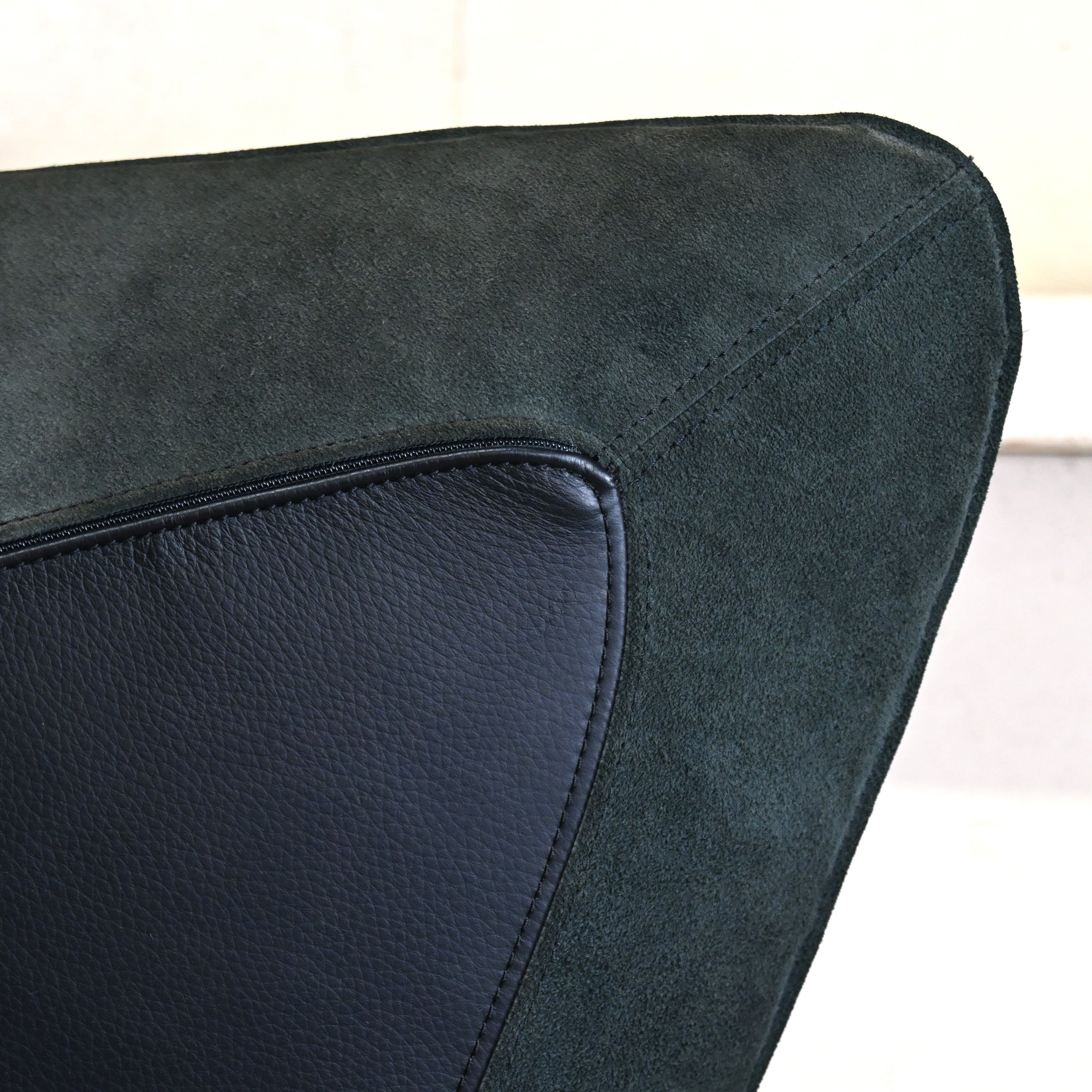 Walter Knoll UNStudio Ben van Berkel MYchair Leather Armchair Black German furniture Western design / ウォルター・ノル UNスタジオ ベン・ファン・ベルケル マイチェア レザーアームチェア ブラック ドイツ家具 西欧デザイン