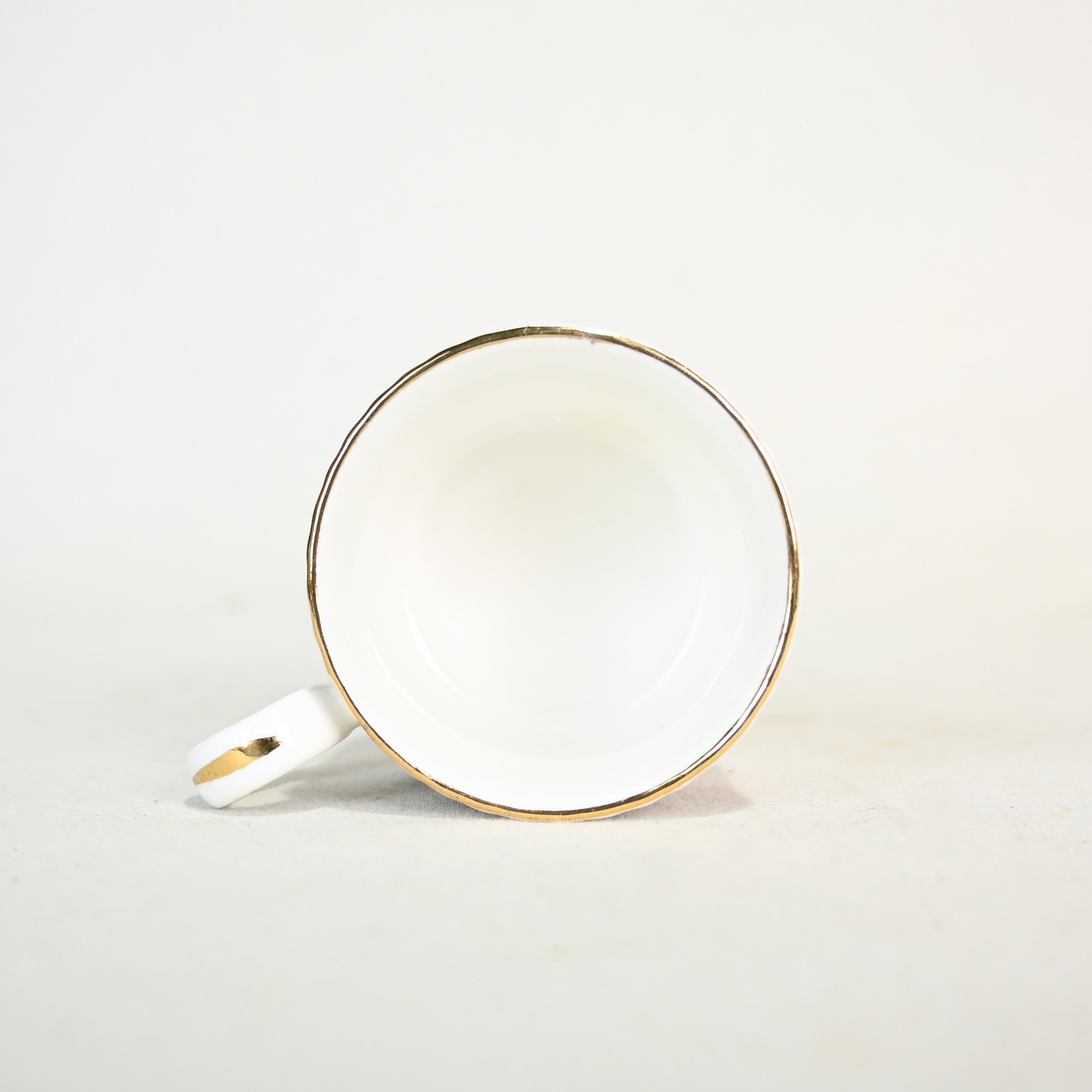 Elizabethann Cut for Coffee Demitasse trio set Playing cards Design UK Vintage / エリザベスアン トランプ柄 デミタスカップ トリオセット 英国ヴィンテージ