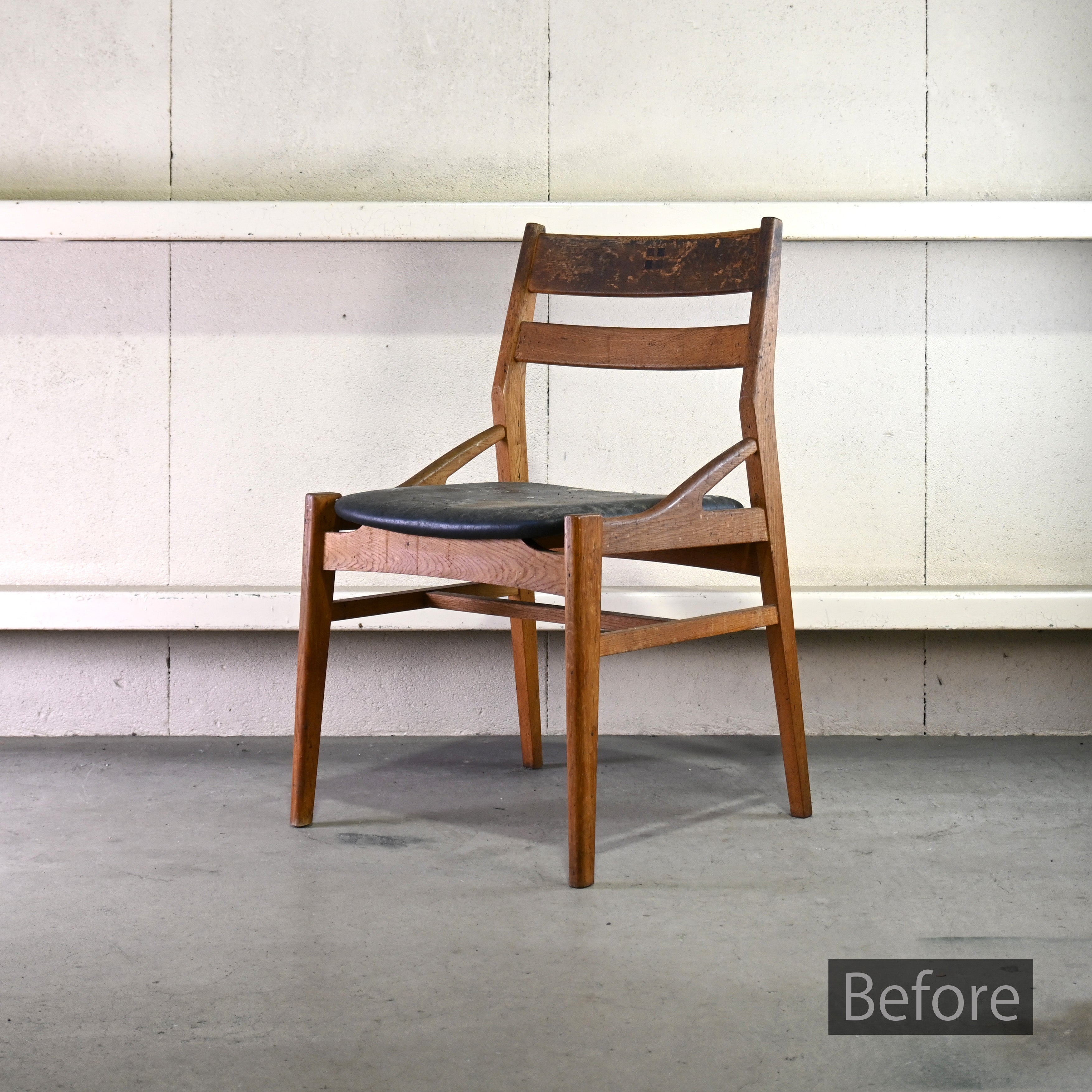 Oak Village Brunch chair Oakwood Inlay back UK fabric Remake Japanese modern design / オークヴィレッジ ブランチチェア オーク材 象嵌 英国生地 リメイク ジャパニーズモダンデザイン