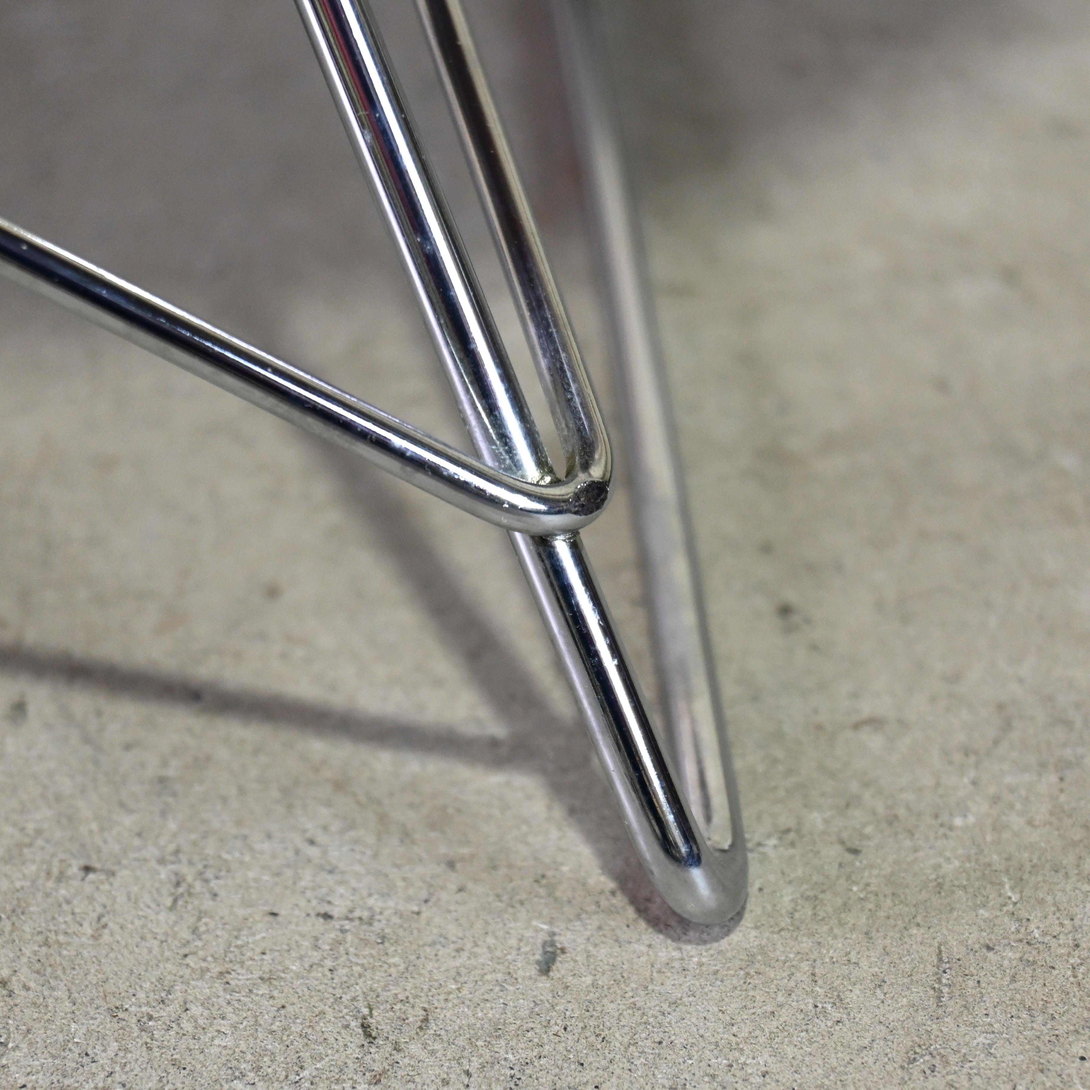 Arm shell chair Cats cradle base FRP Brown Midcentury style ＊Manufacturer unknown / アームシェルチェア キャッツクレイドルベース グラスファイバー ブラウン ミッドセンチュリースタイル ＊メーカー不明