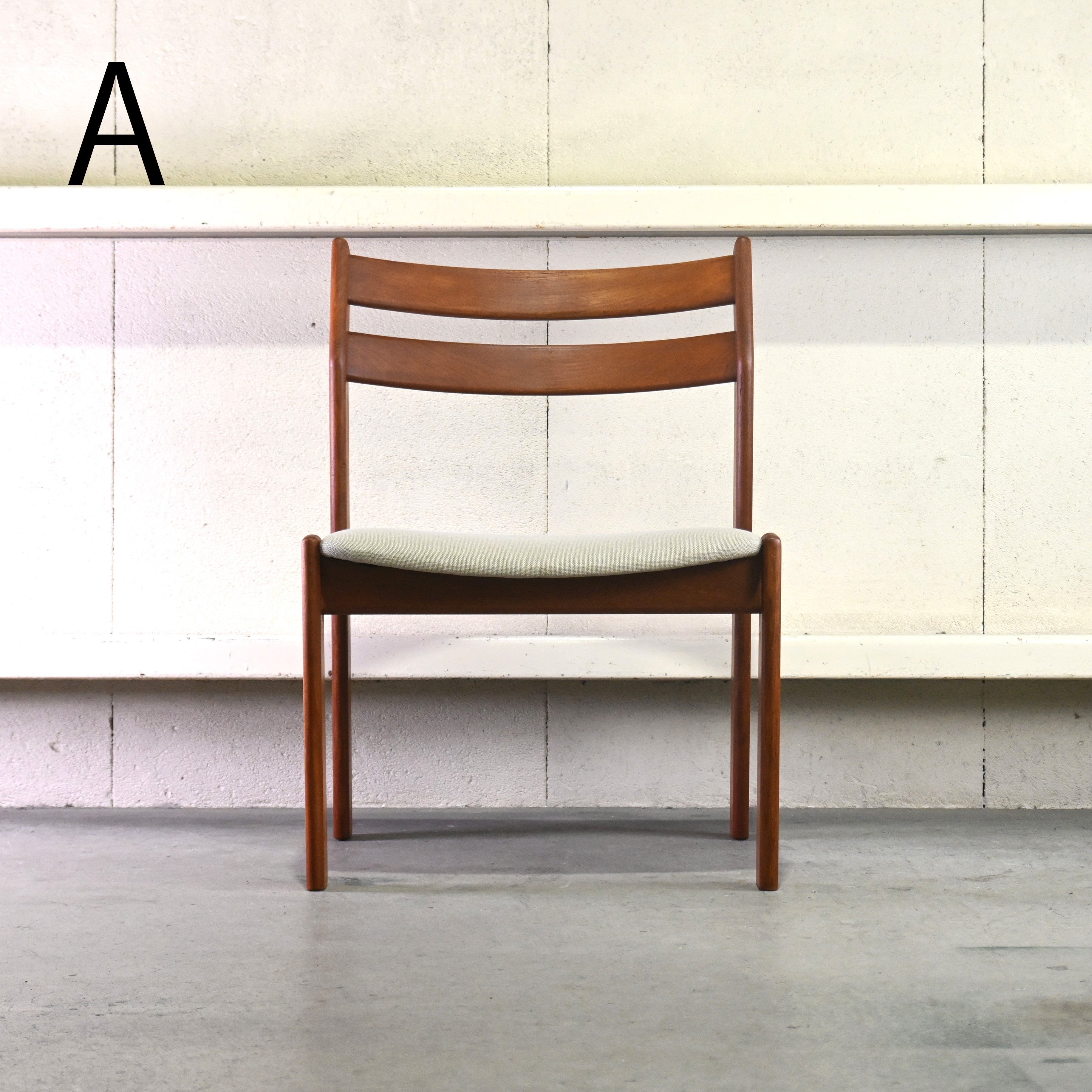 Tsuji mokko Armless wide chair Teakwood 1970's Japanese modern design / 辻木工 アームレス ワイドチェア チーク材 1970年代 ジャパニーズモダンデザイン