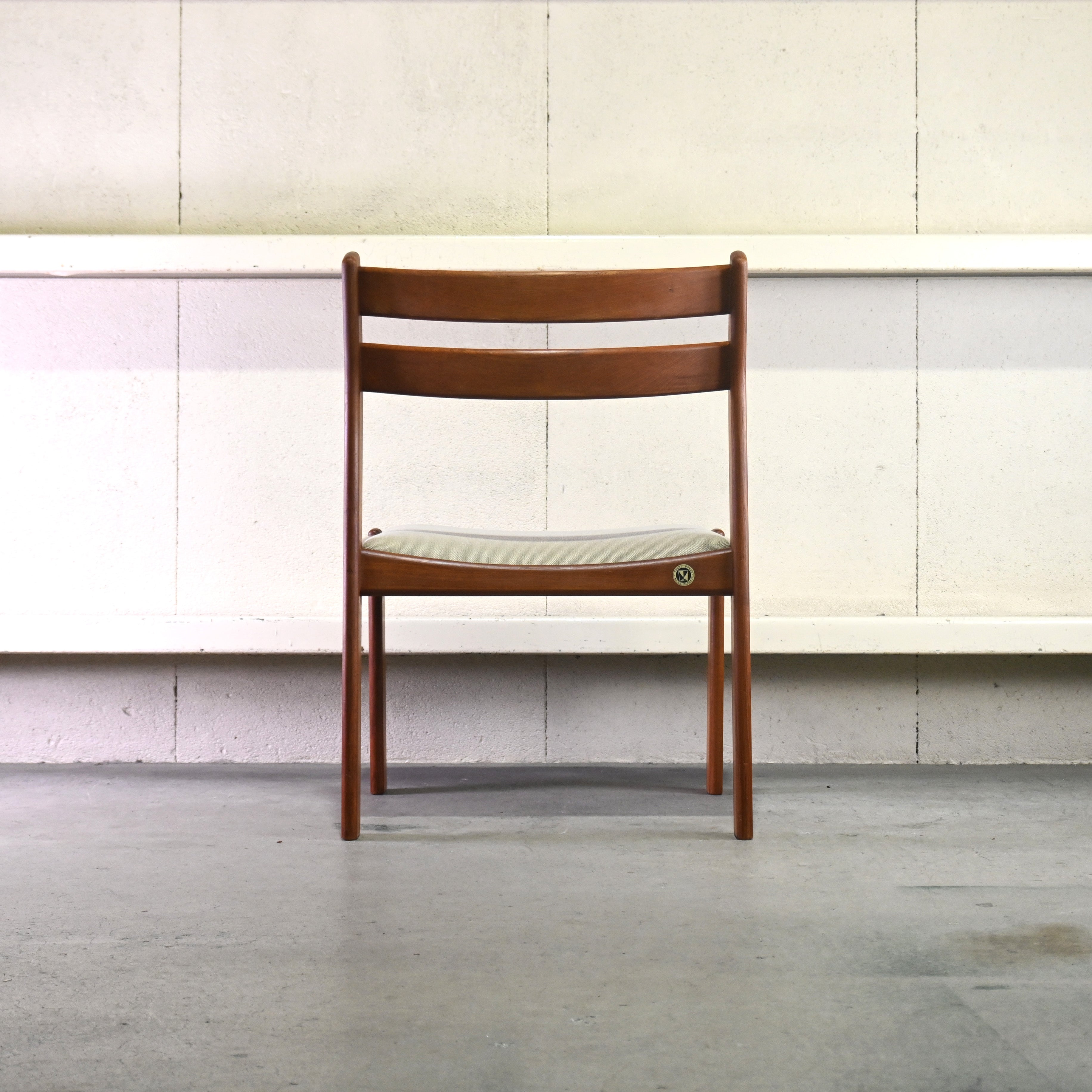 Tsuji mokko Armless wide chair Teakwood 1970's Japanese modern design / 辻木工 アームレス ワイドチェア チーク材 1970年代 ジャパニーズモダンデザイン