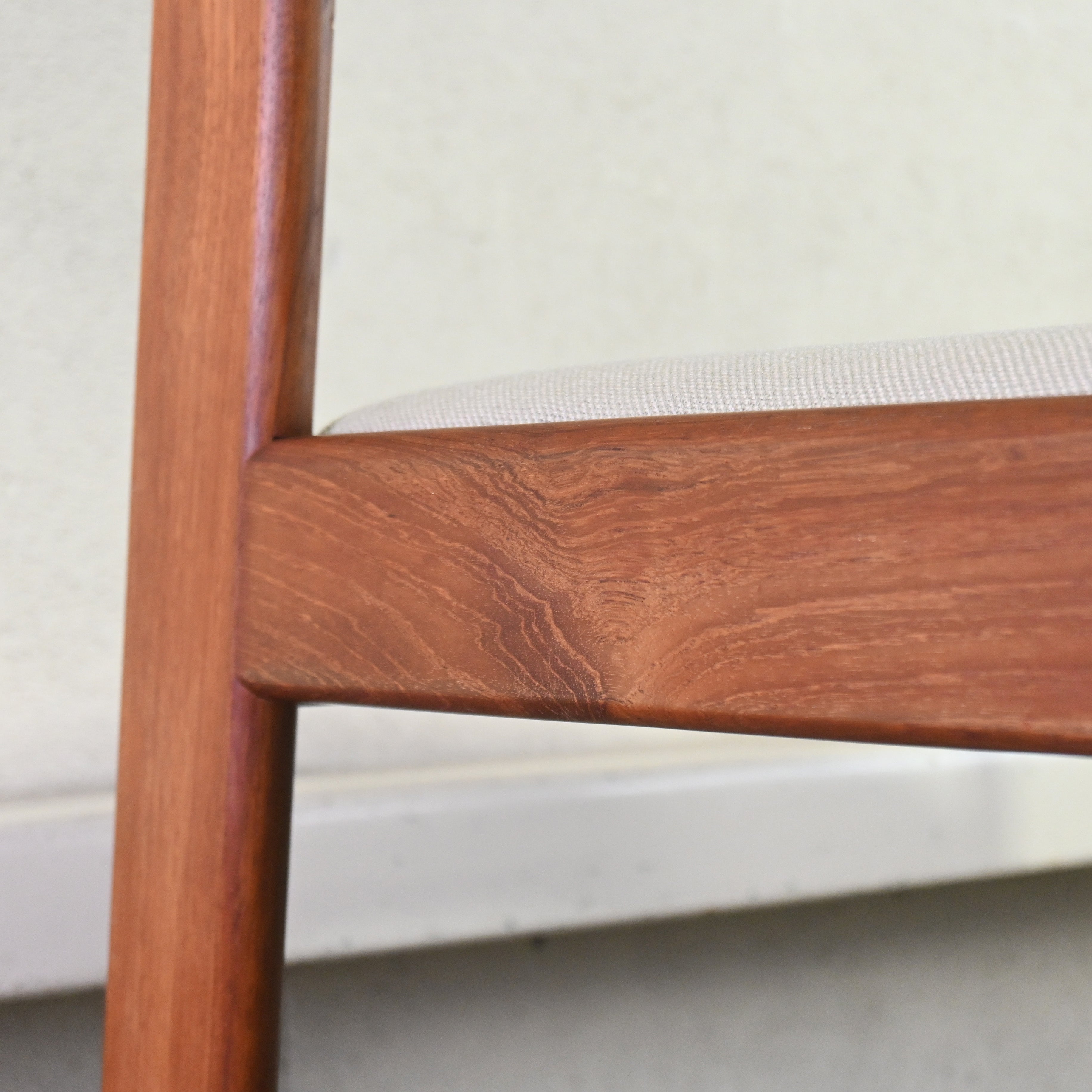 Tsuji mokko Armless wide chair Teakwood 1970's Japanese modern design / 辻木工 アームレス ワイドチェア チーク材 1970年代 ジャパニーズモダンデザイン