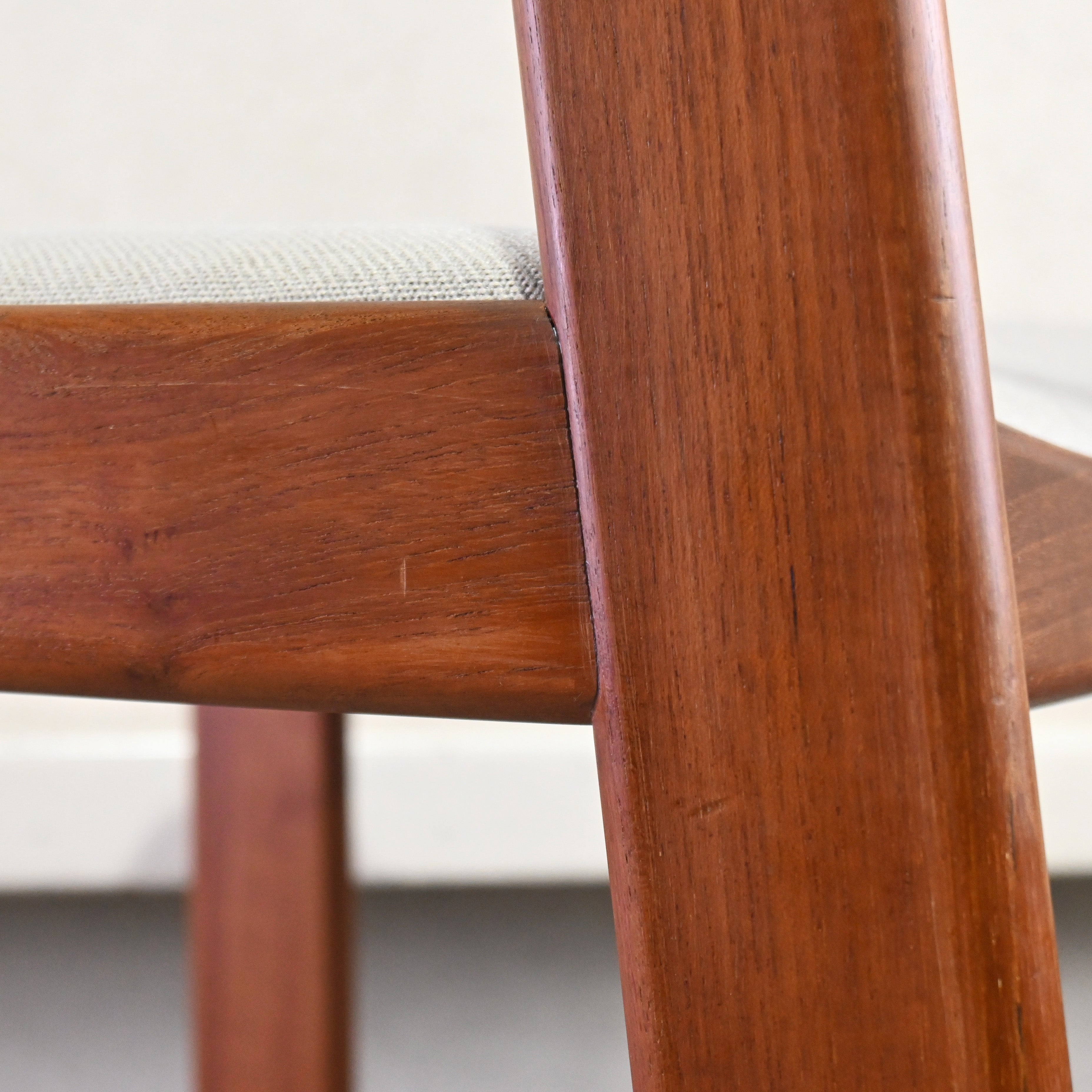 Tsuji mokko Armless wide chair Teakwood 1970's Japanese modern design / 辻木工 アームレス ワイドチェア チーク材 1970年代 ジャパニーズモダンデザイン