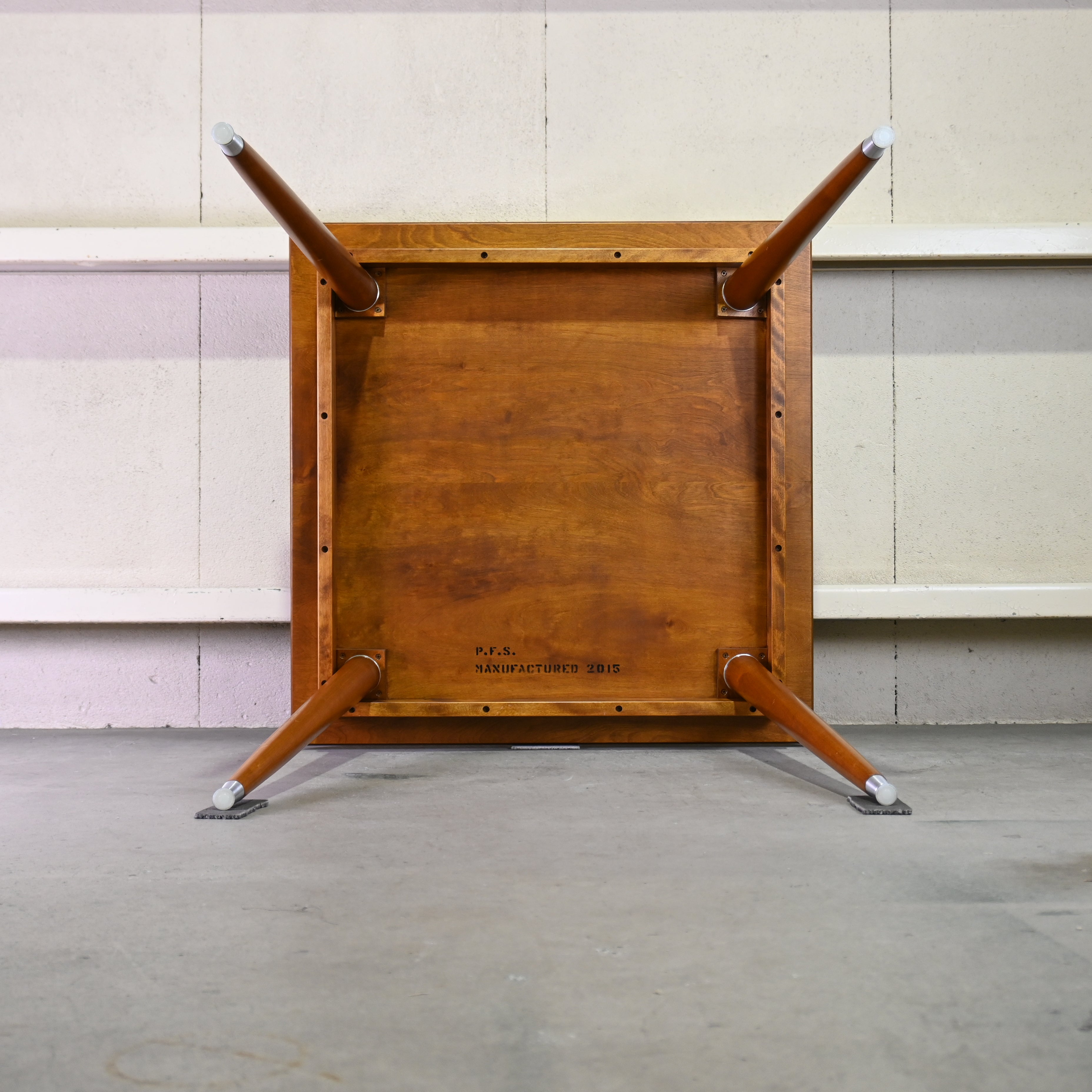 PACIFIC FURNITURE SERVICE P.F.S SQUARE TABLE L size Birch wood US vintage style / パシフィックファニチャーサービス スクエアテーブル Lサイズ バーチ材 アメリカヴィンテージスタイ