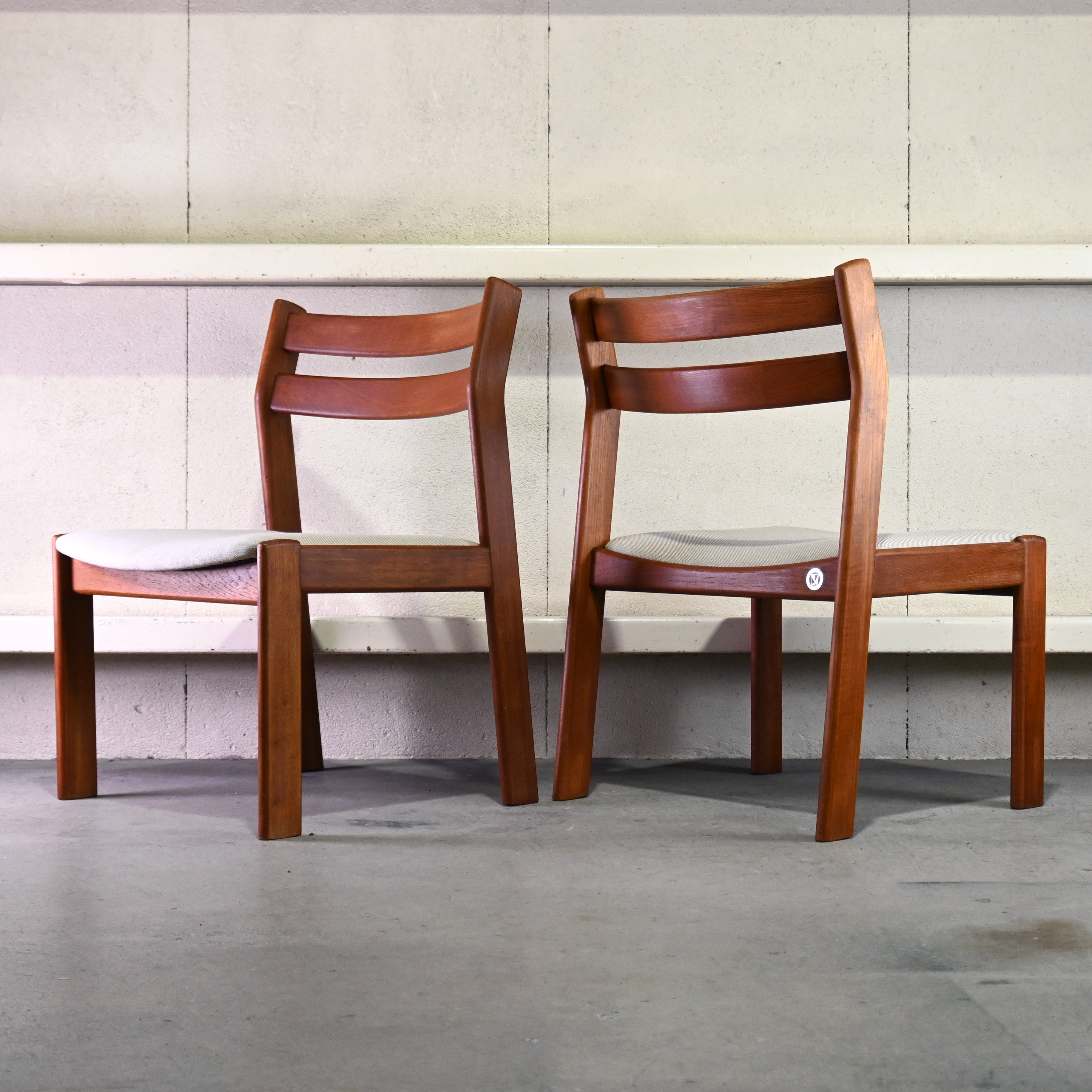 Tsuji mokko Armless wide chair Teakwood 1970's Japanese modern design / 辻木工 アームレス ワイドチェア チーク材 1970年代 ジャパニーズモダンデザイン