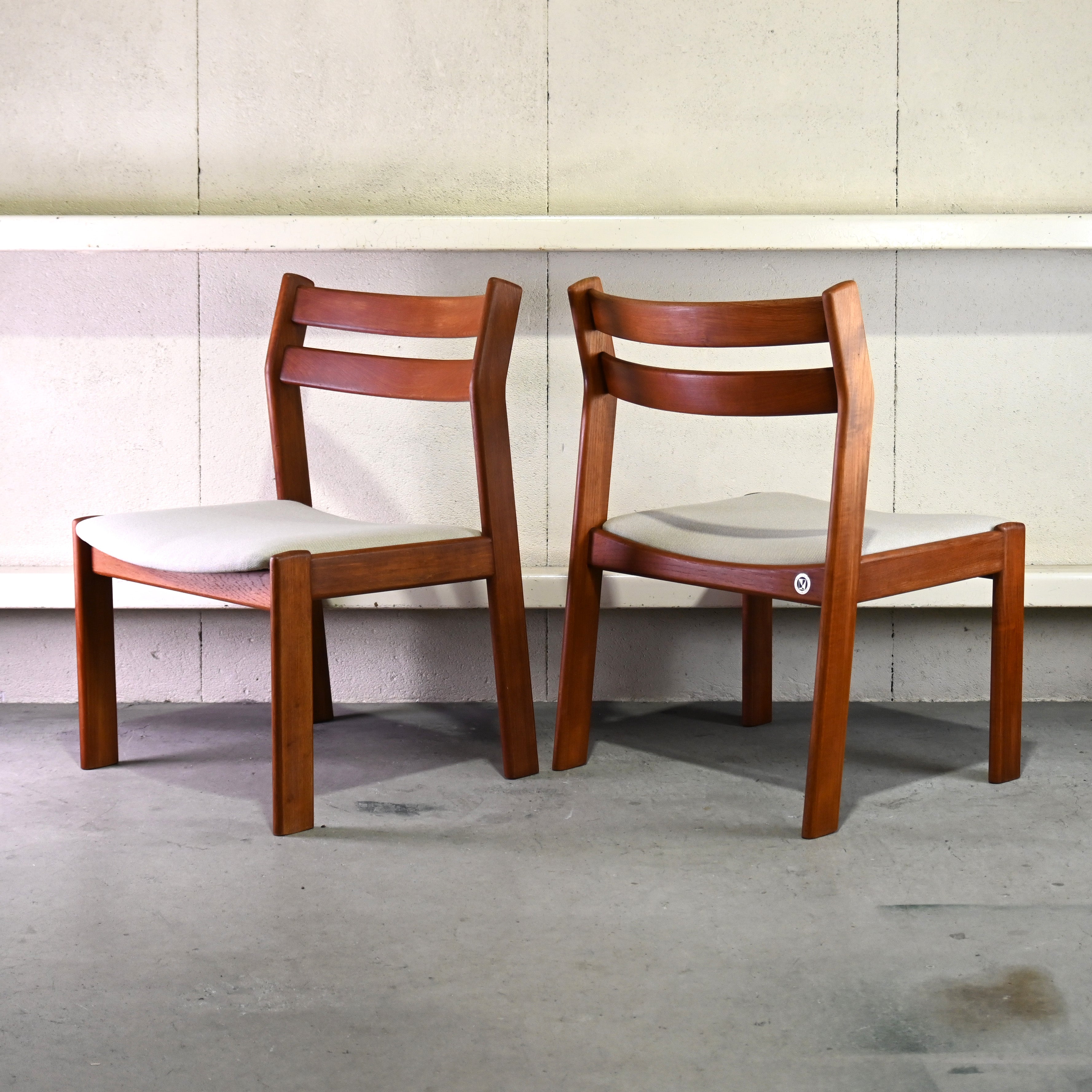 Tsuji mokko Armless wide chair Teakwood 1970's Japanese modern design / 辻木工 アームレス ワイドチェア チーク材 1970年代 ジャパニーズモダンデザイン