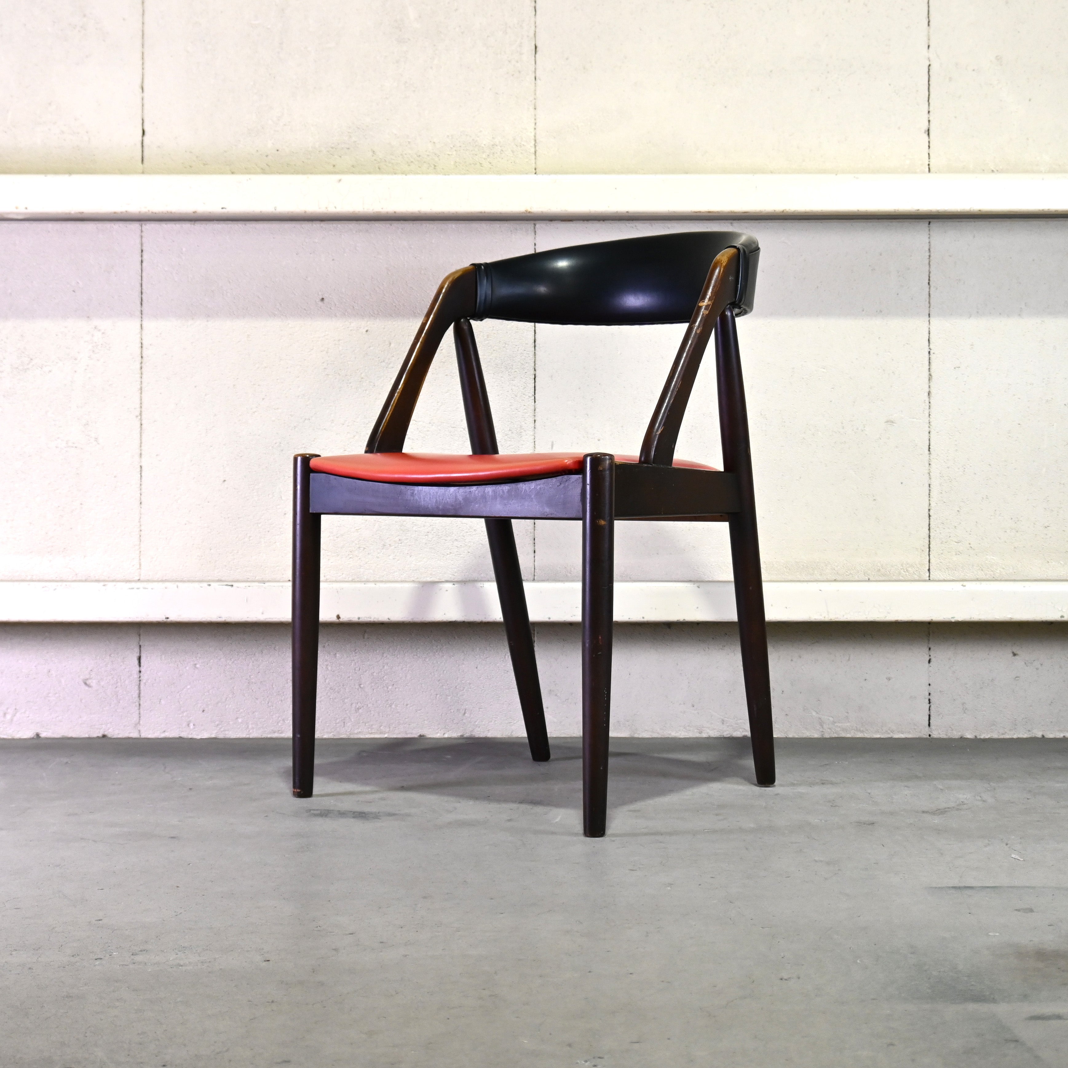 Tsuji mokko Arm chair Combination color 1970's Japanese modern design / 辻木工 アームチェア コンビカラー 1970年代 ジャパニーズモダンデザイン