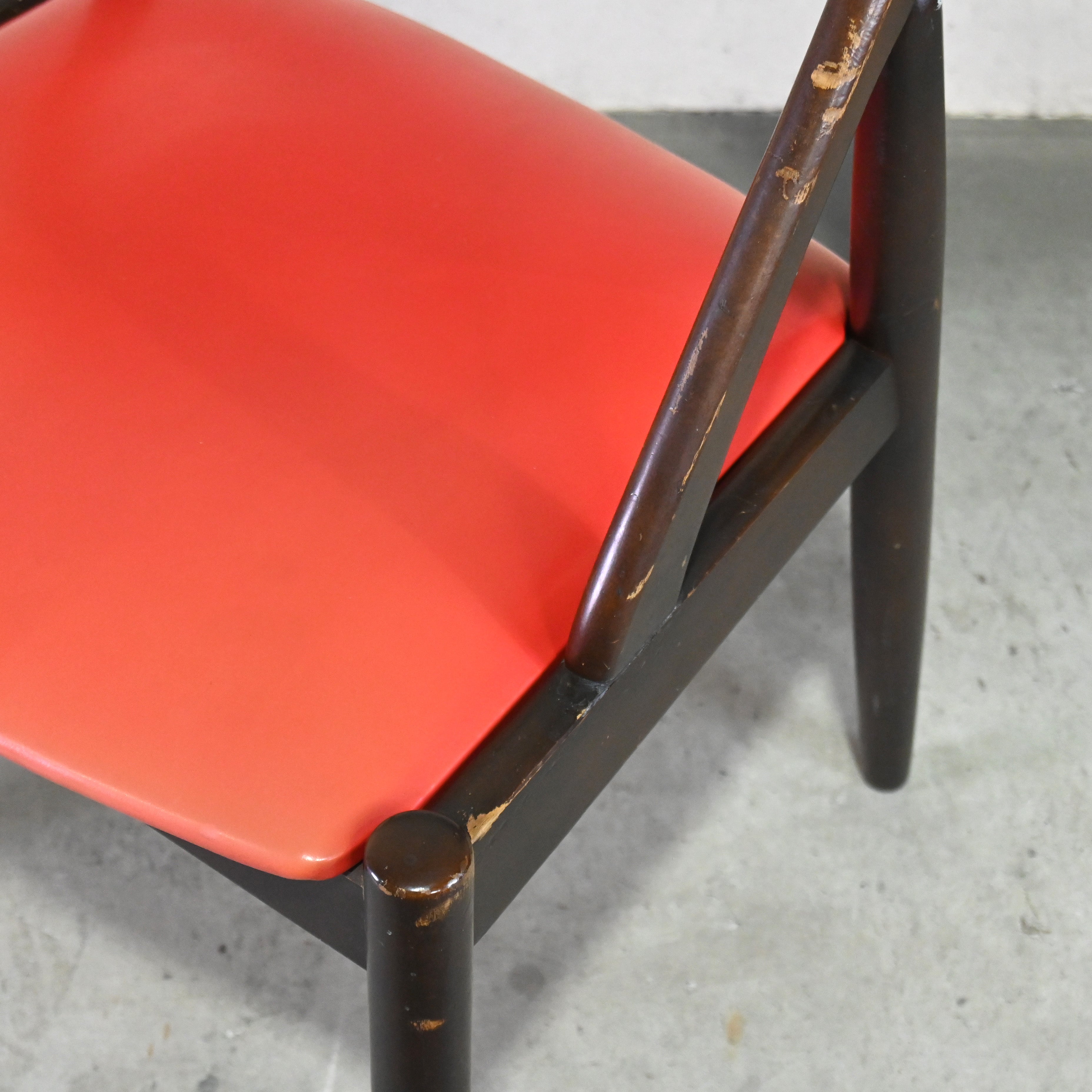 Tsuji mokko Arm chair Combination color 1970's Japanese modern design / 辻木工 アームチェア コンビカラー 1970年代 ジャパニーズモダンデザイン