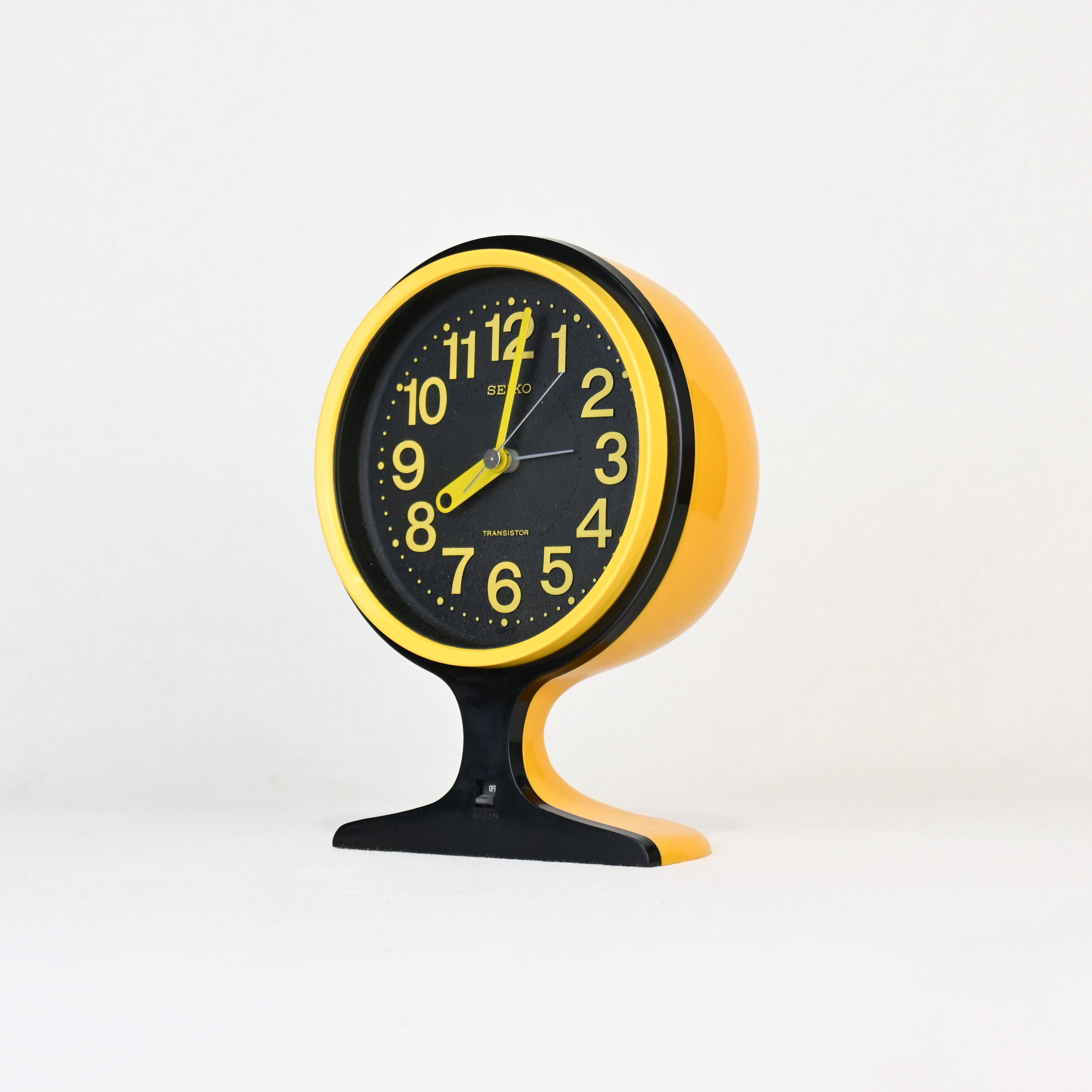 SEIKO Transistor table clock Japanese modern Spaceage ＊Alarm Junk / セイコー トランジスタ テーブルクロック 置時計 ジャパニーズモダン スペースエイジ ＊アラーム ジャンク