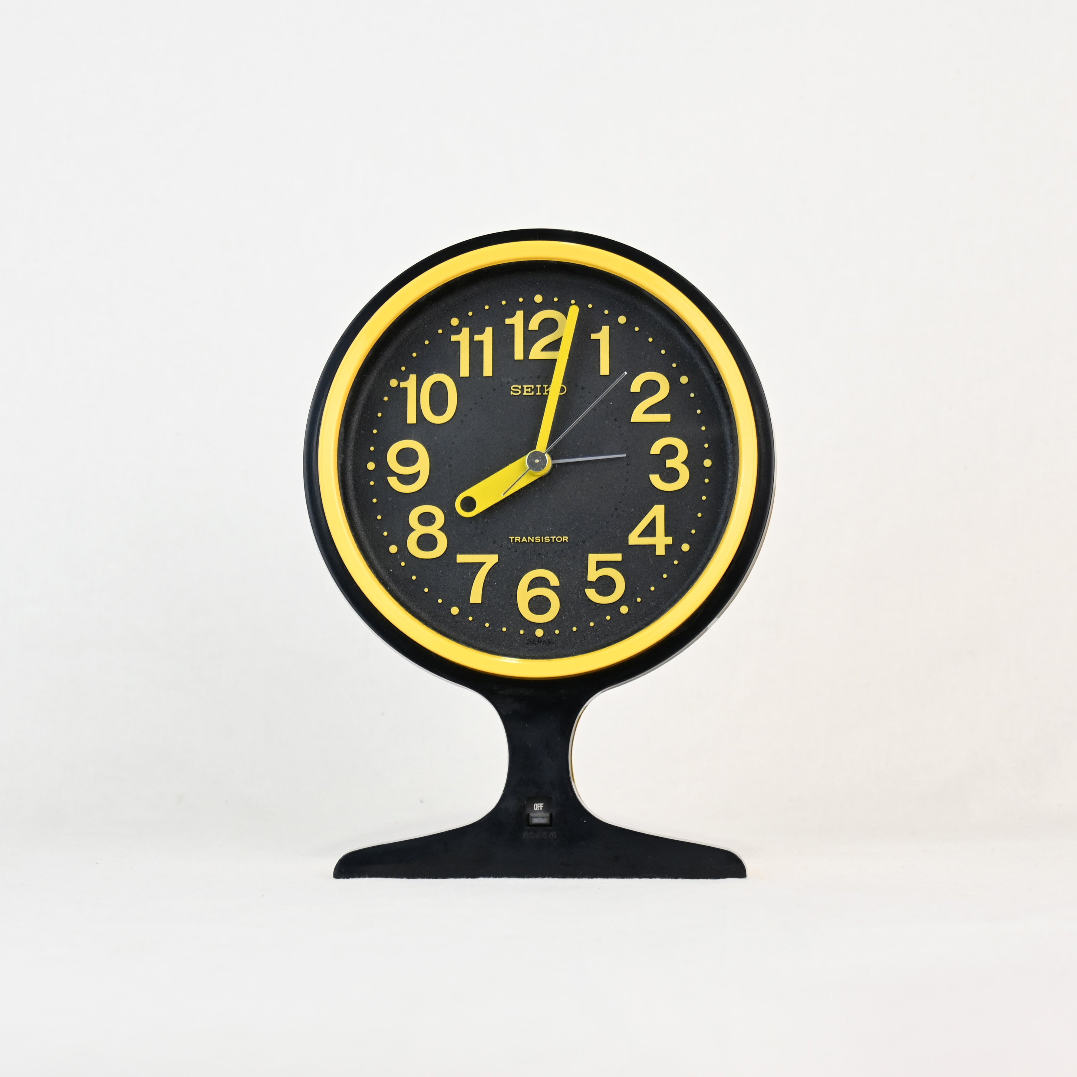 SEIKO Transistor table clock Japanese modern Spaceage ＊Alarm Junk / セイコー トランジスタ テーブルクロック 置時計 ジャパニーズモダン スペースエイジ ＊アラーム ジャンク